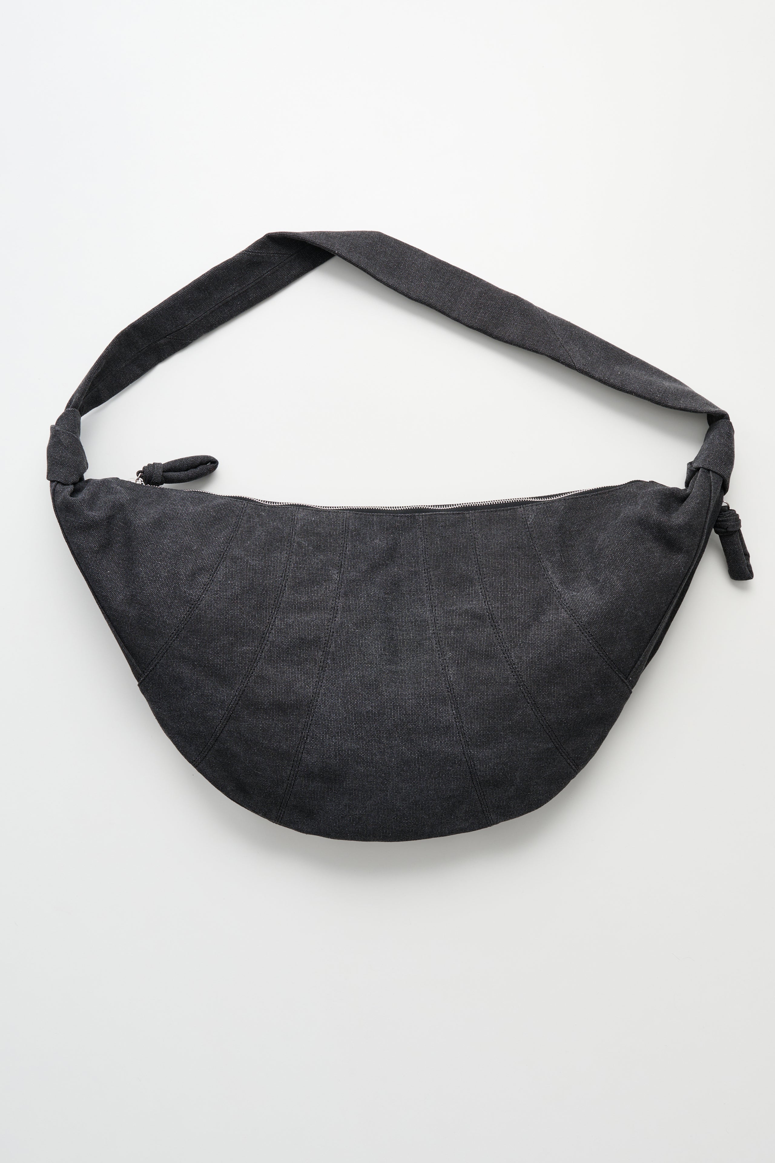 Lemaire XL Croissant Bag Ash Black