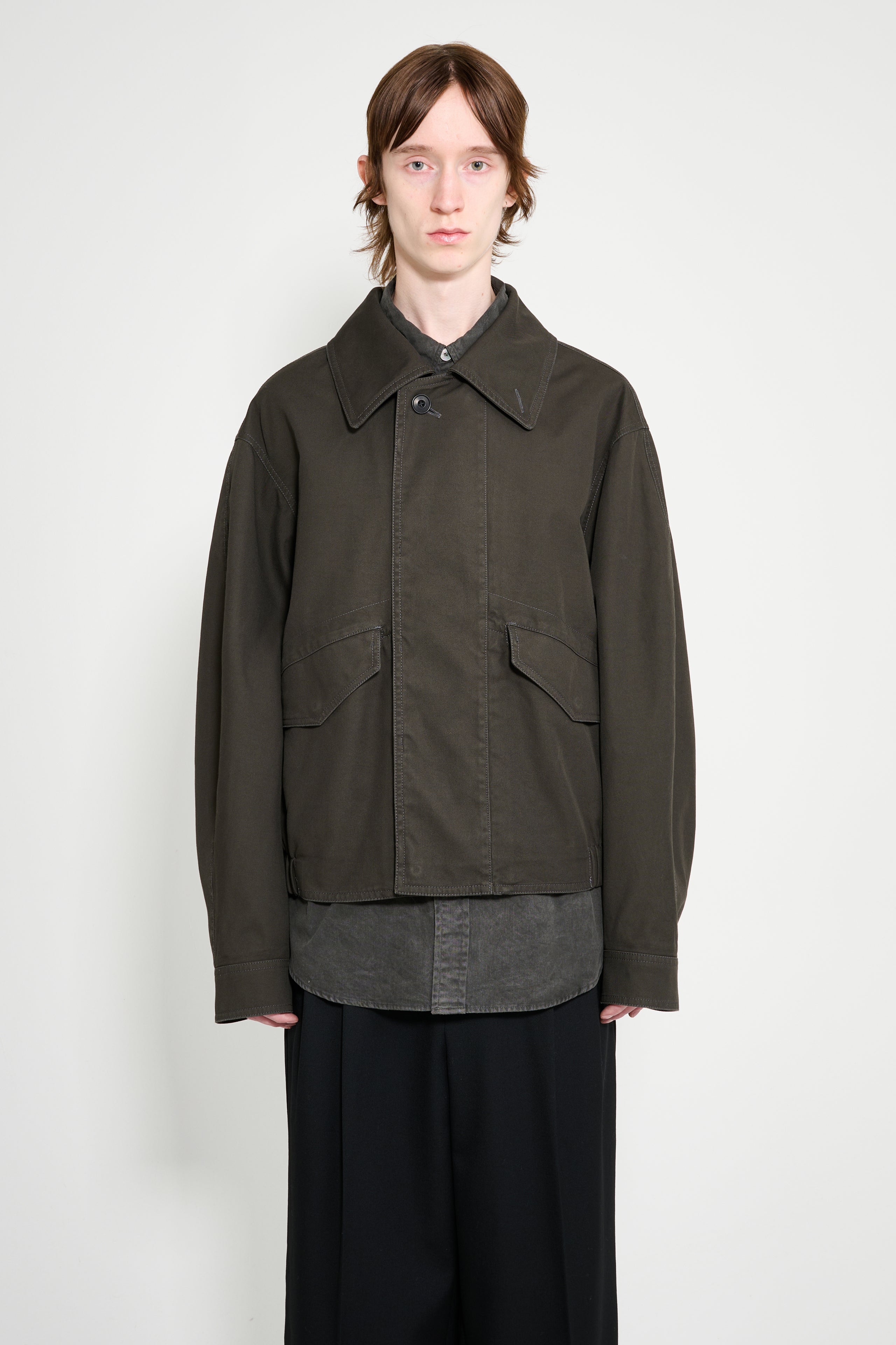 Lemaire Boxy Blouson Espresso
