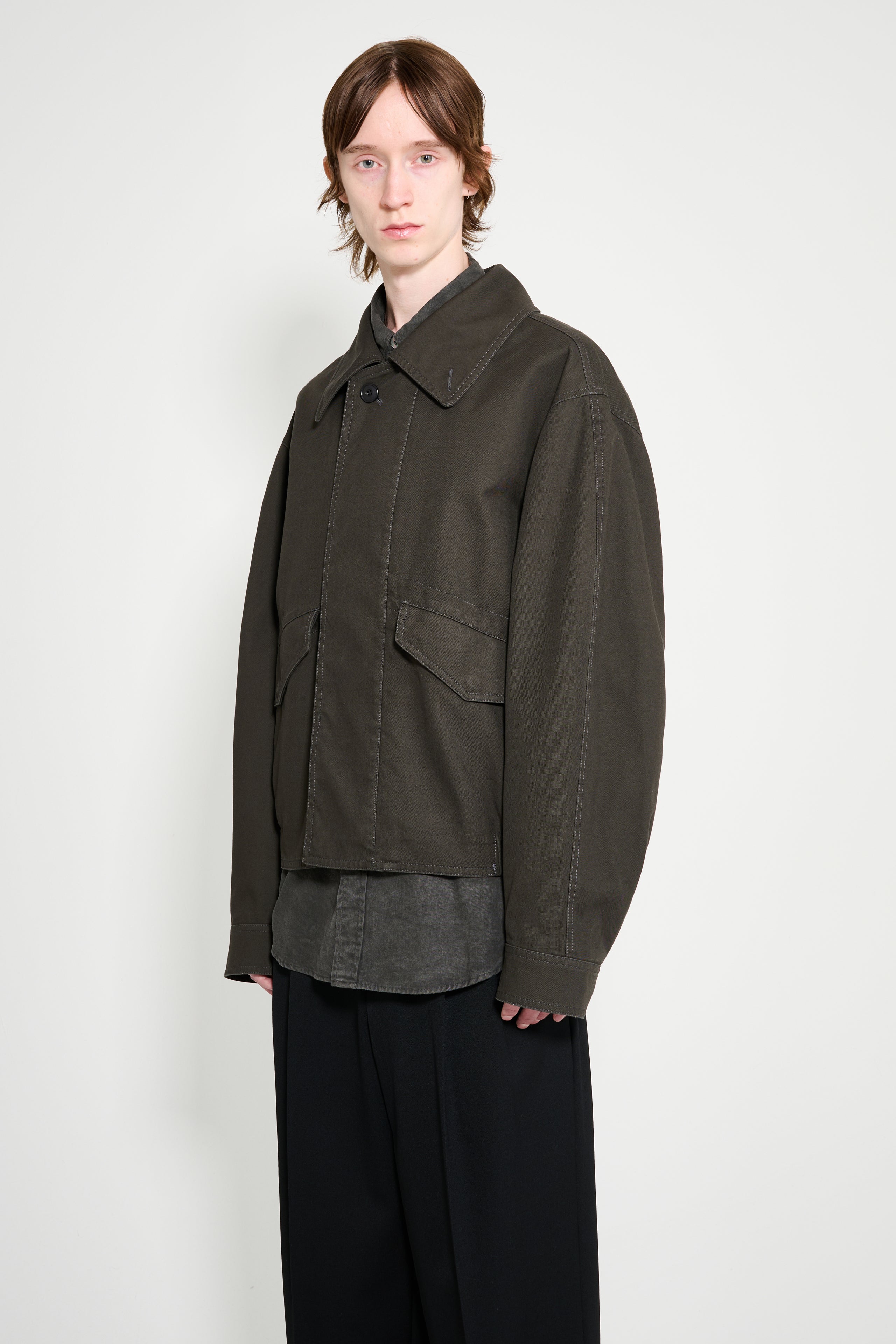 Lemaire Boxy Blouson Espresso