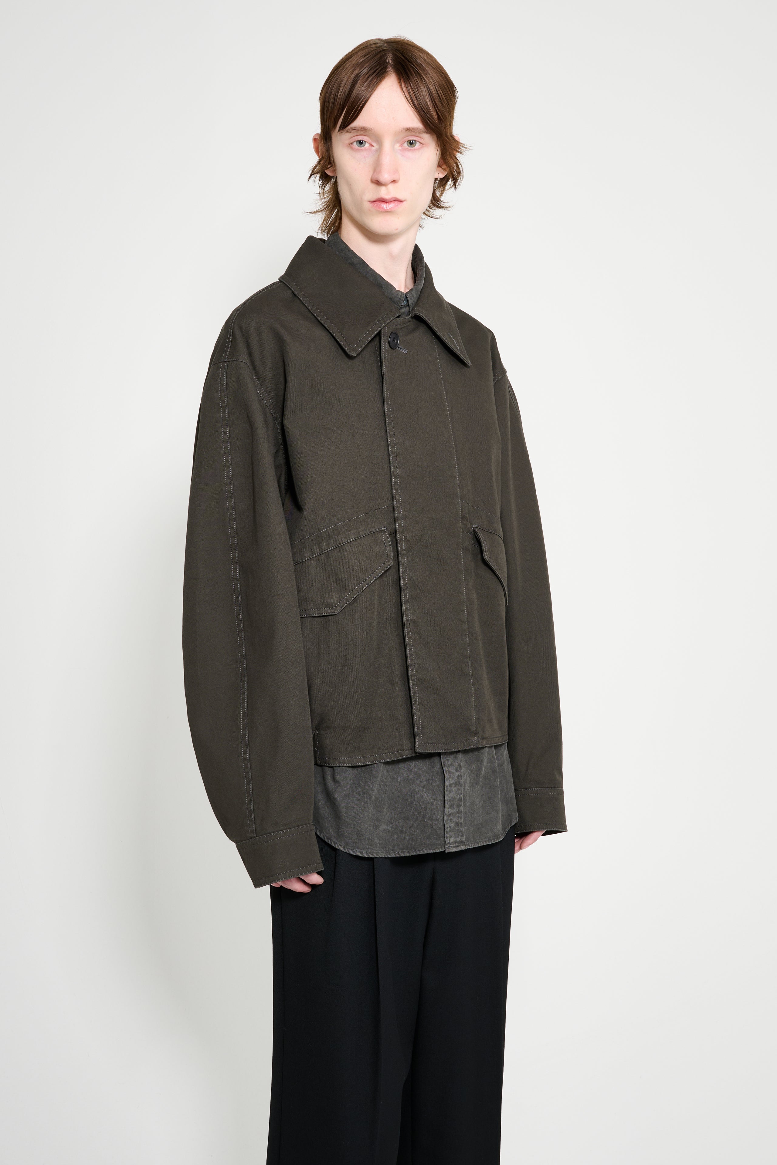 Lemaire Boxy Blouson Espresso