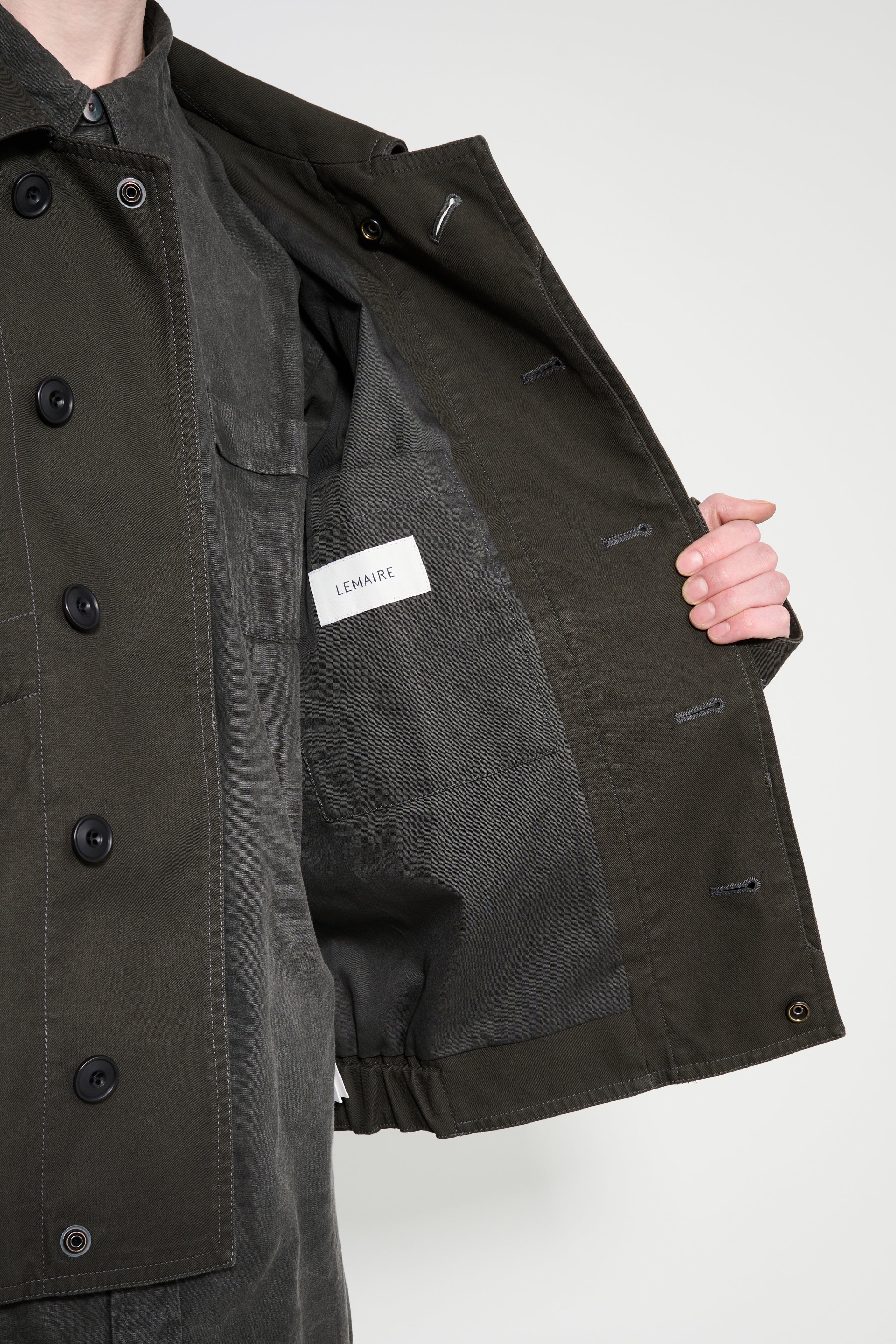 Lemaire Boxy Blouson Espresso