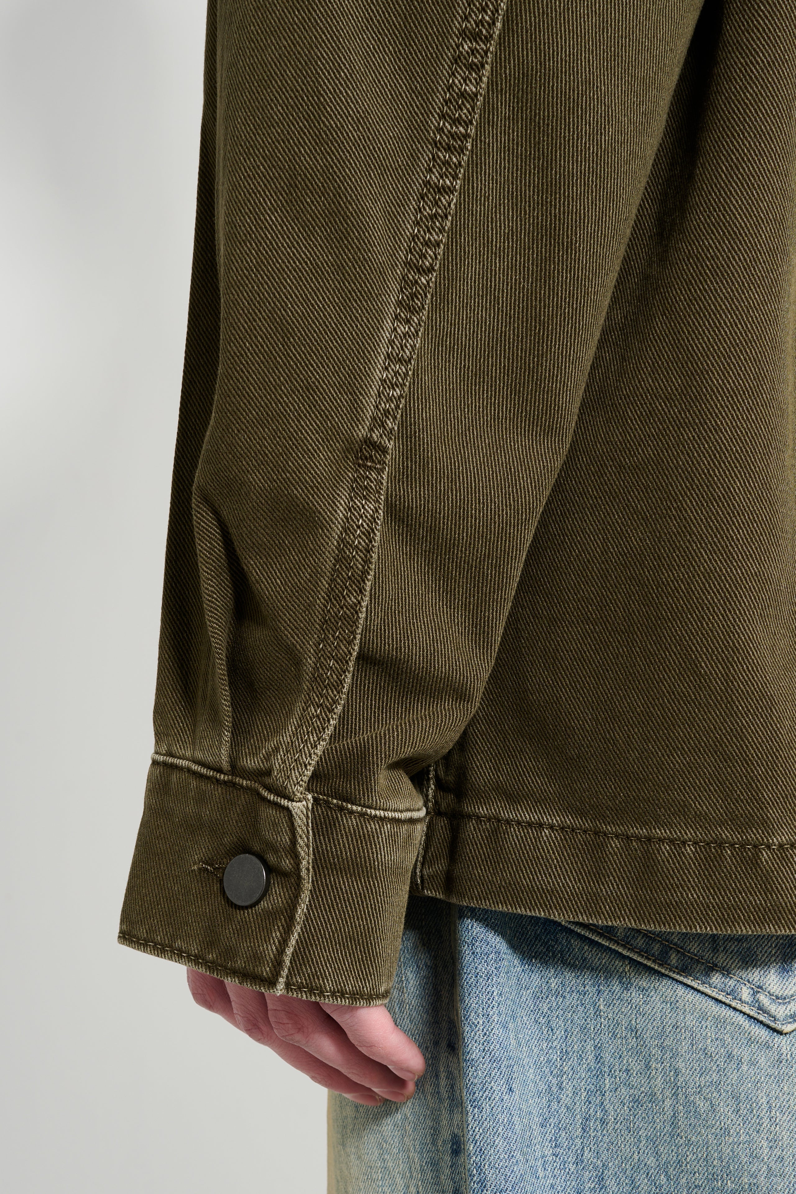 Lemaire Workwear Overshirt Moss Green