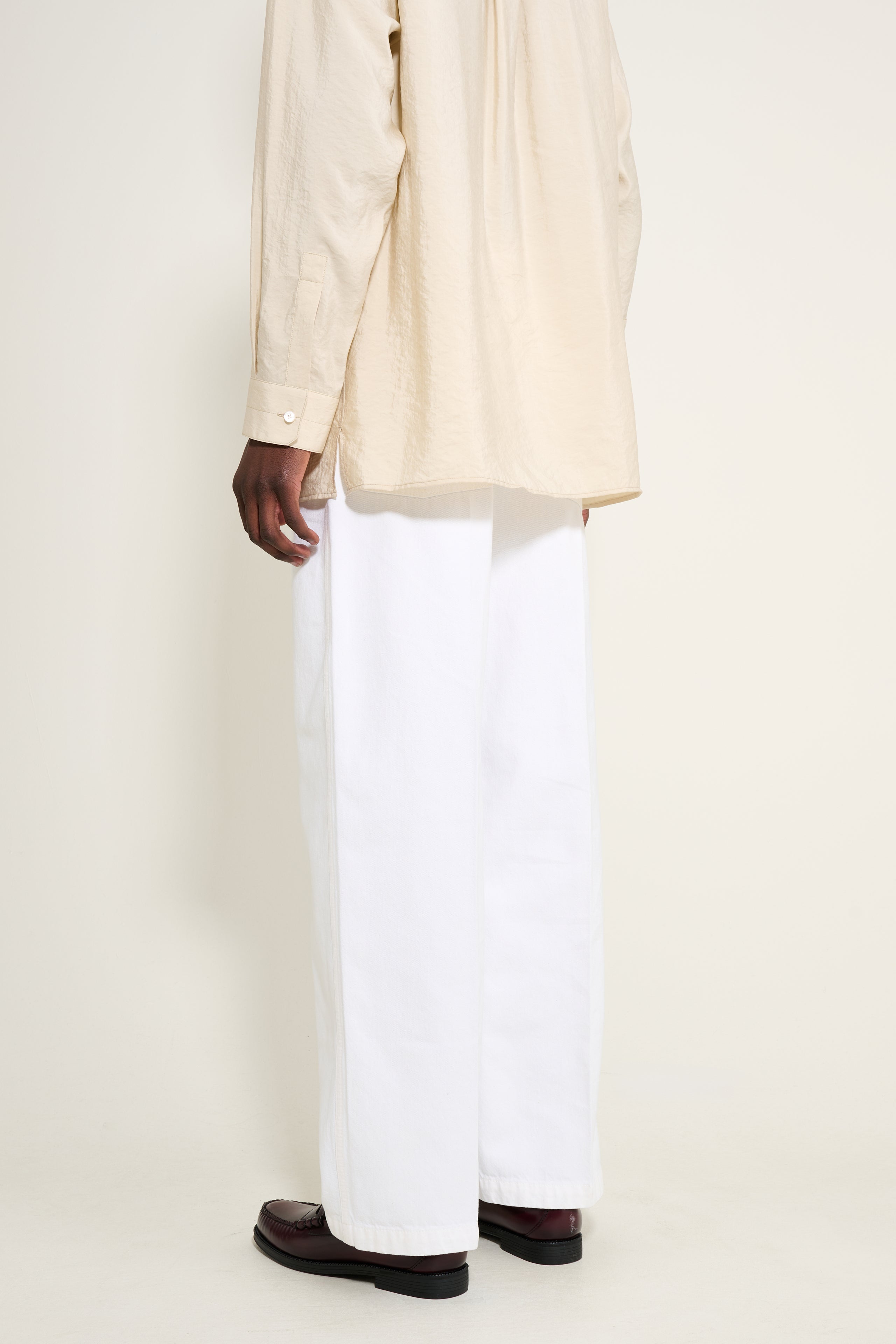 Lemaire Wide Pants Milk