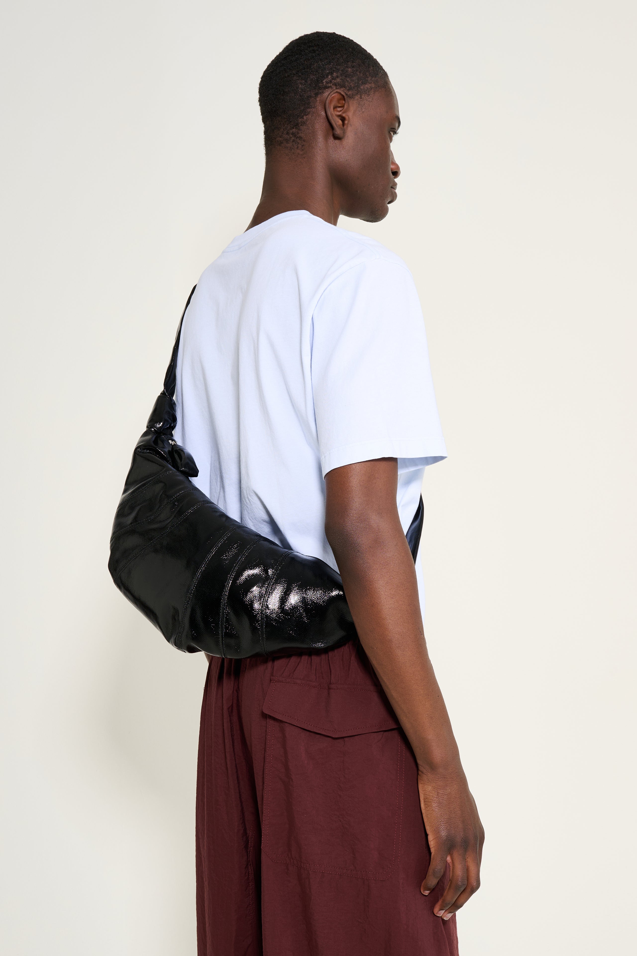 Lemaire Medium Croissant Bag Black