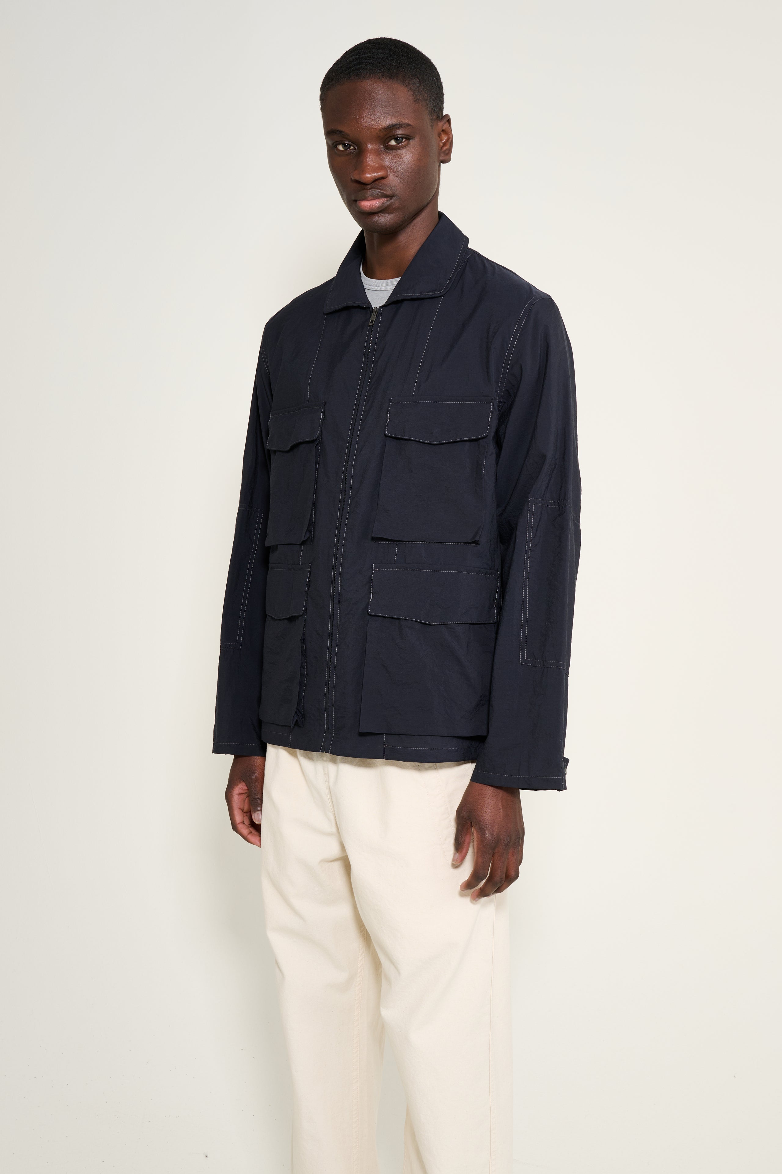 Lemaire 3D Pocket Jacket Squid Ink