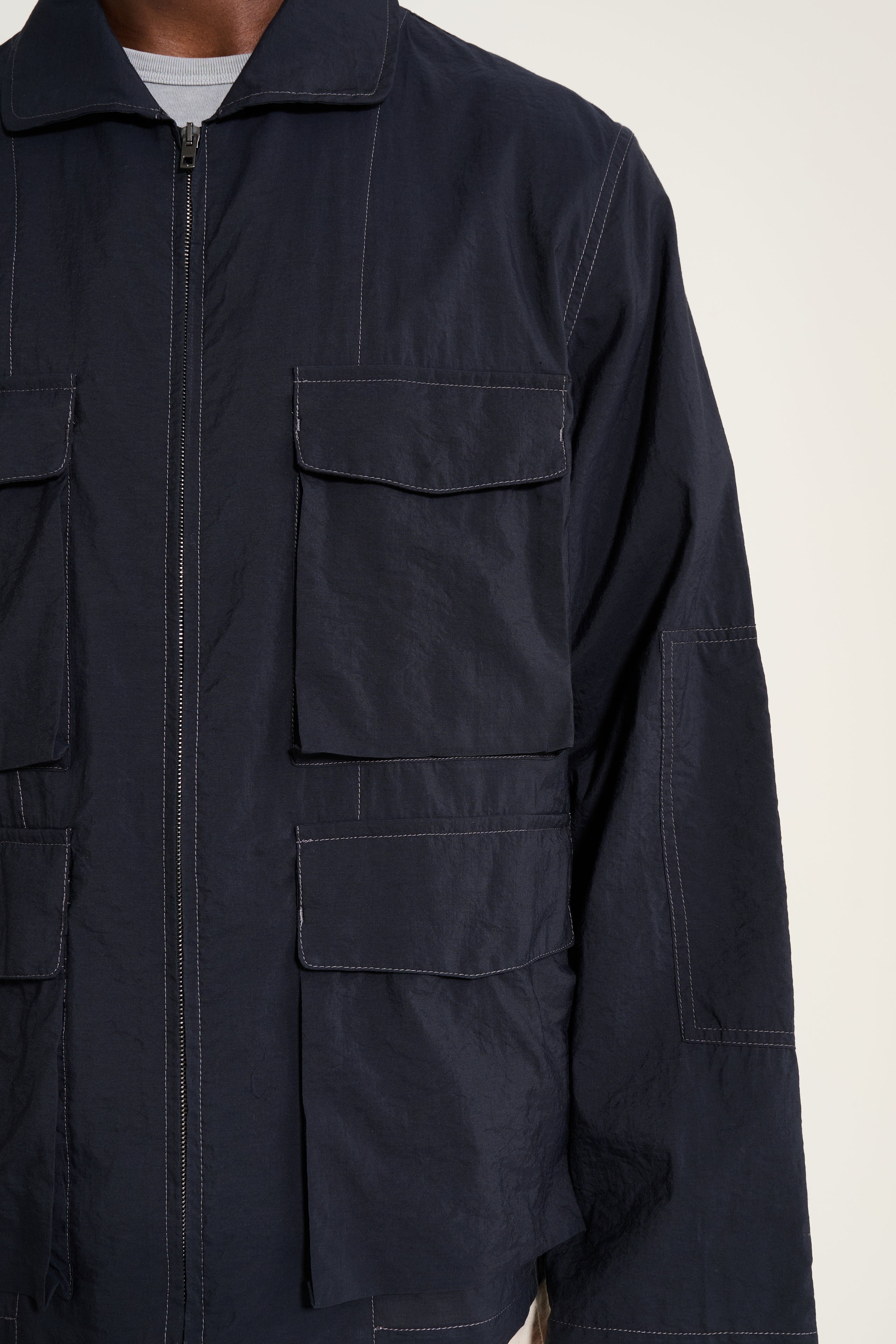 Lemaire 3D Pocket Jacket Squid Ink