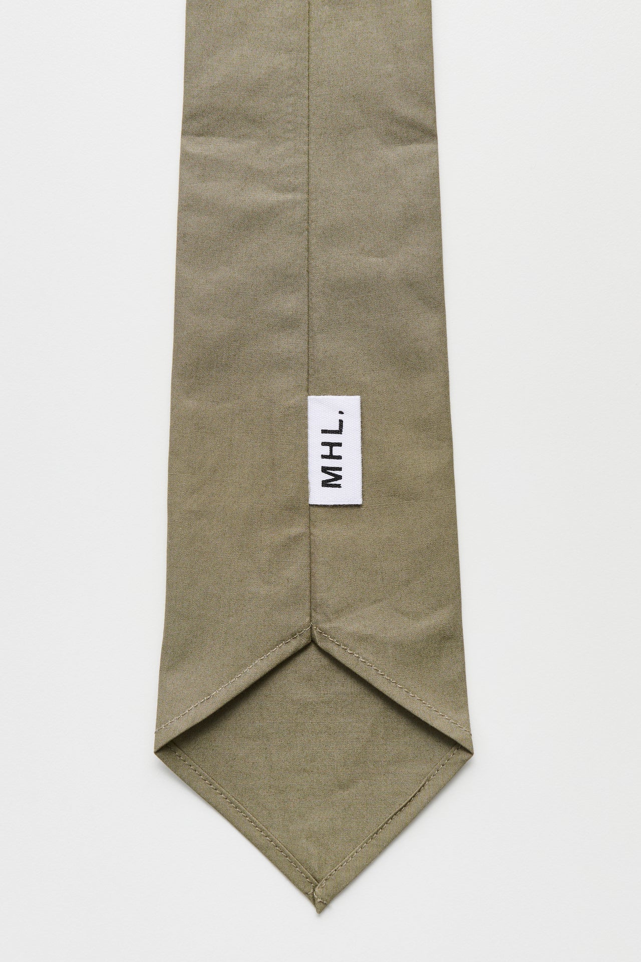 Margaret Howell MHL Tie Compact Cotton Poplin Sage