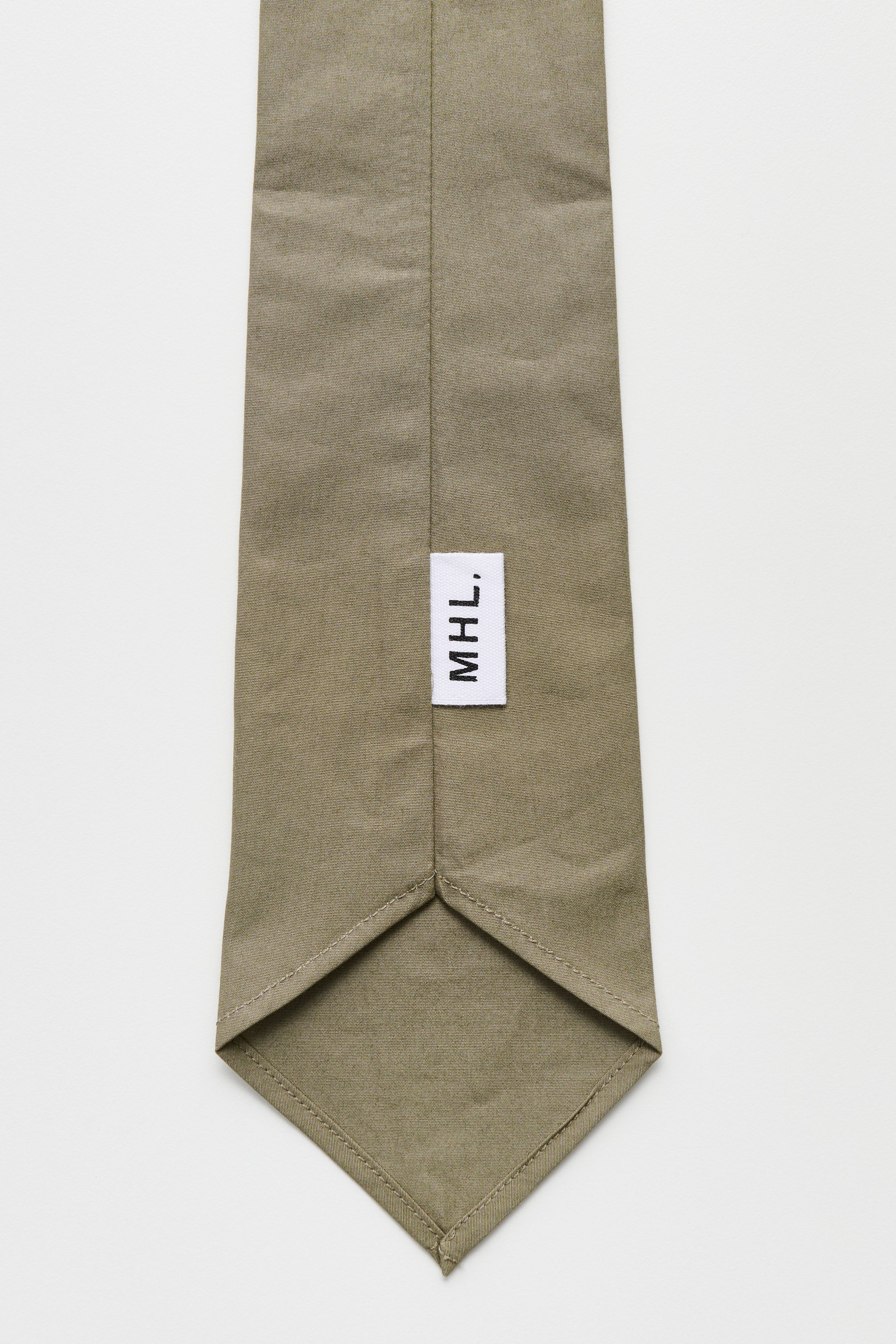 Margaret Howell MHL Tie Compact Cotton Poplin Sage