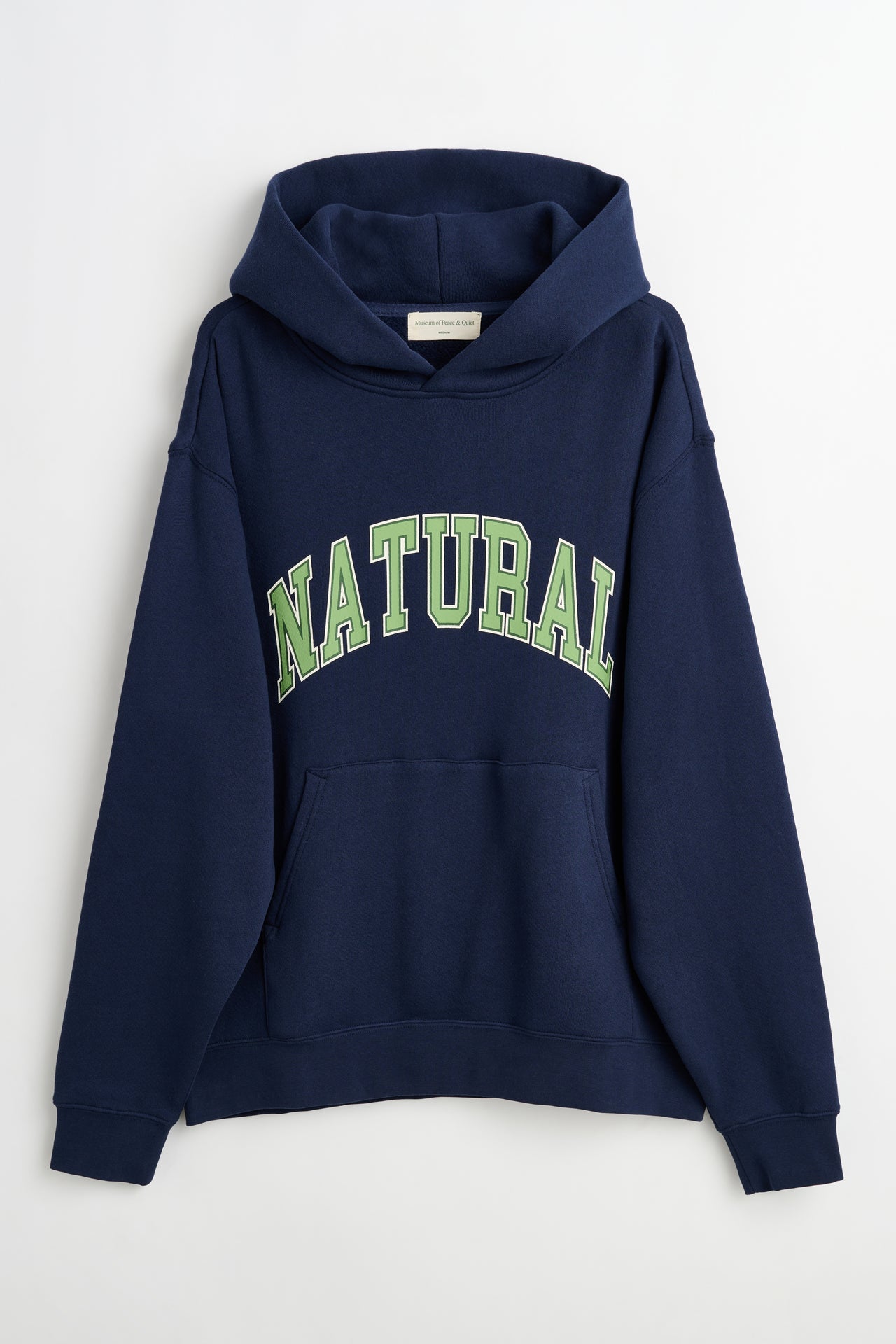 Museum of Peace & Quiet Natural Hoodie Navy