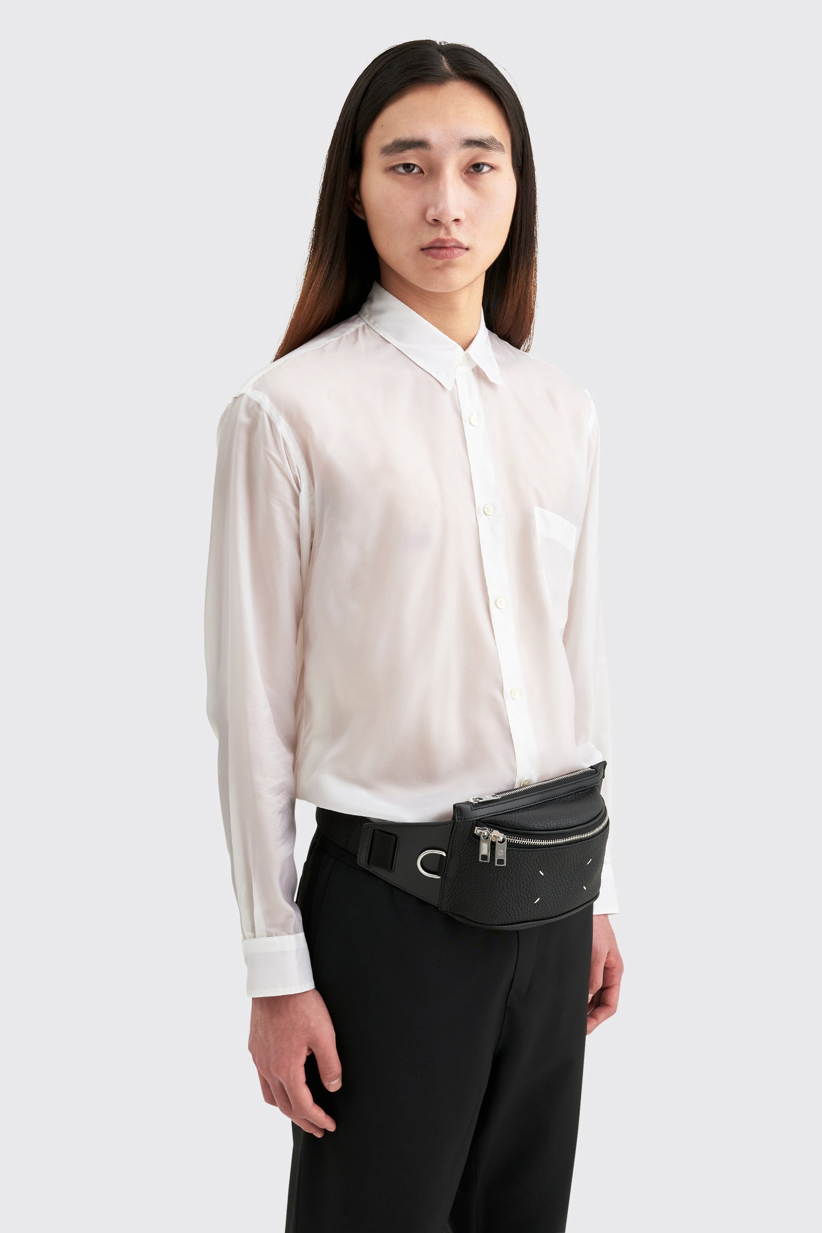 Maison Margiela Leather Belt Bag Black