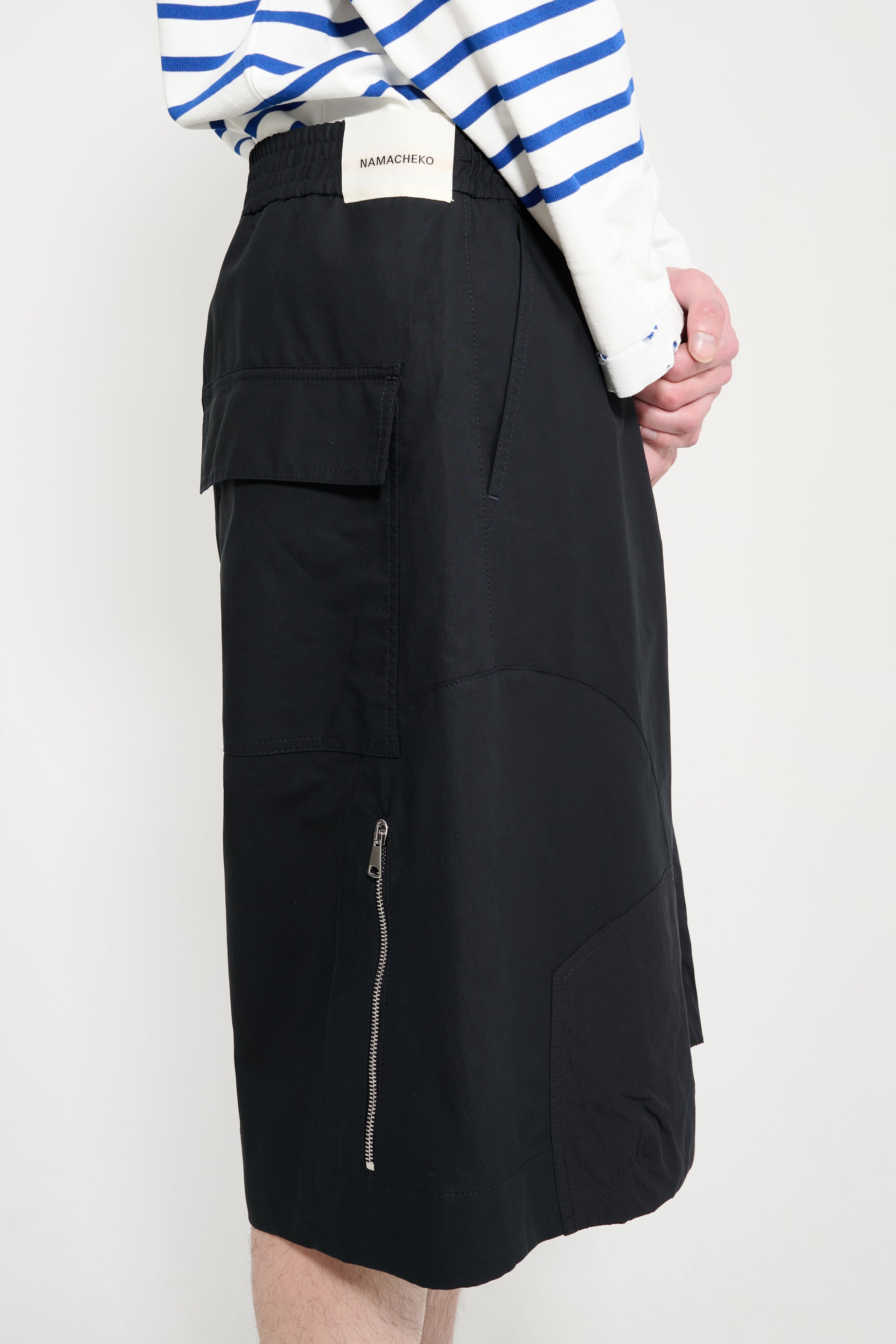 Namacheko Parachute Shorts Black
