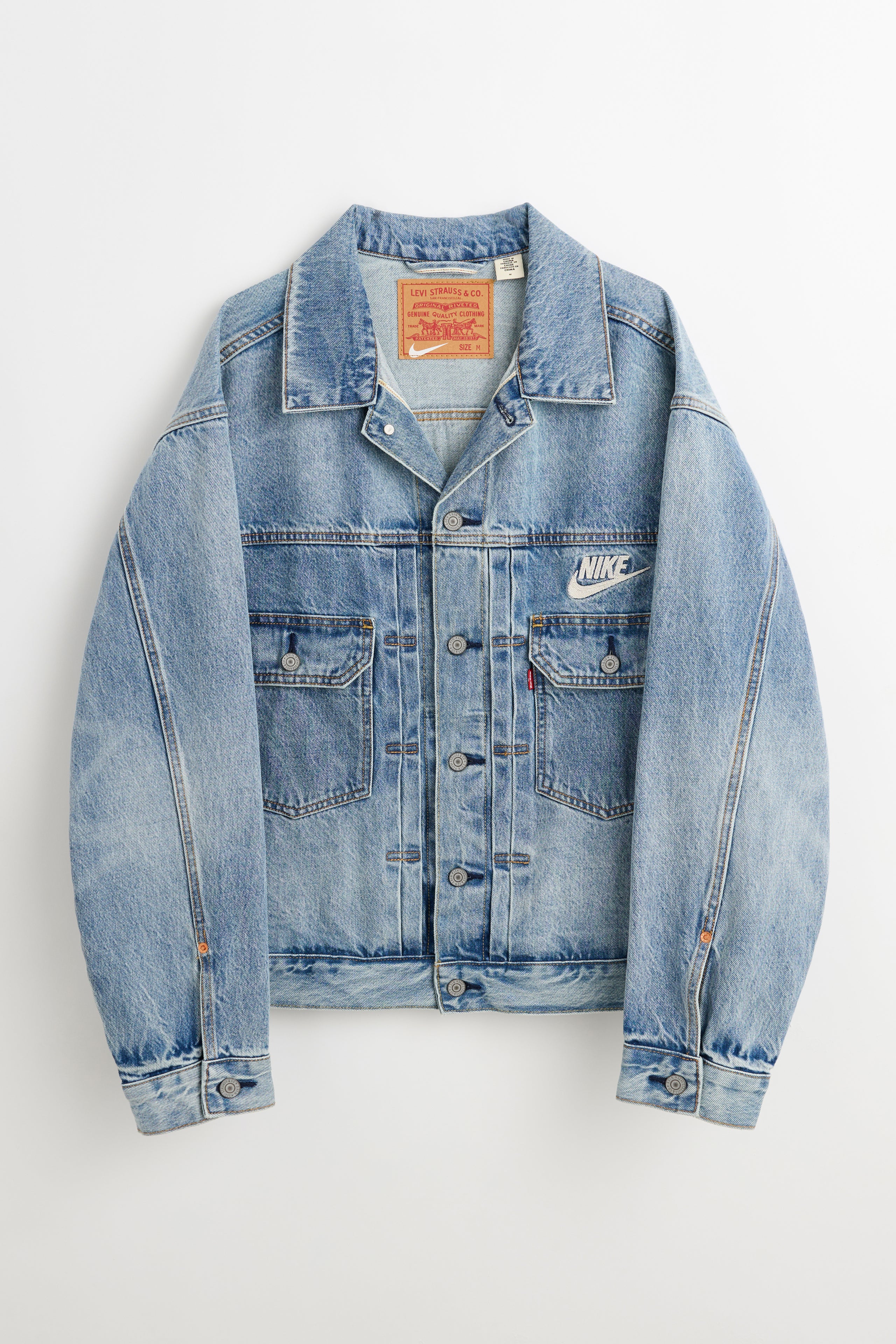 Levi's x Nike Trucker Denim Jacket Blue