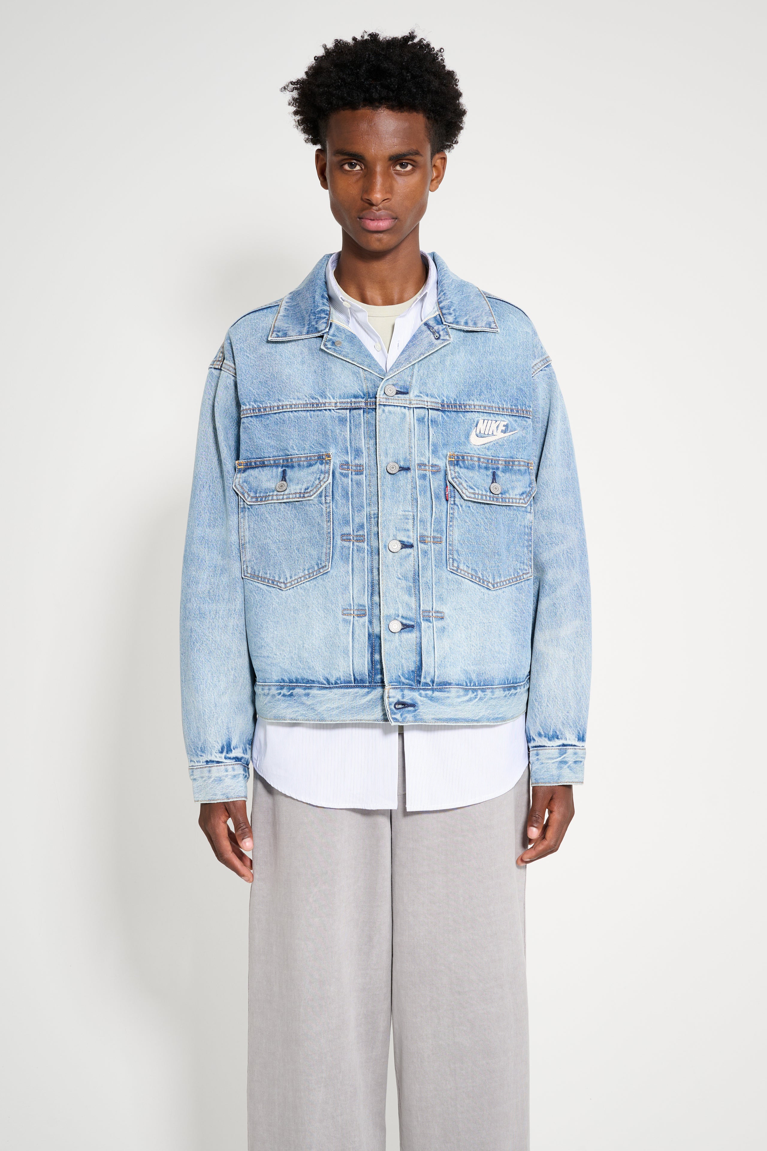 Levi's x Nike Trucker Denim Jacket Blue