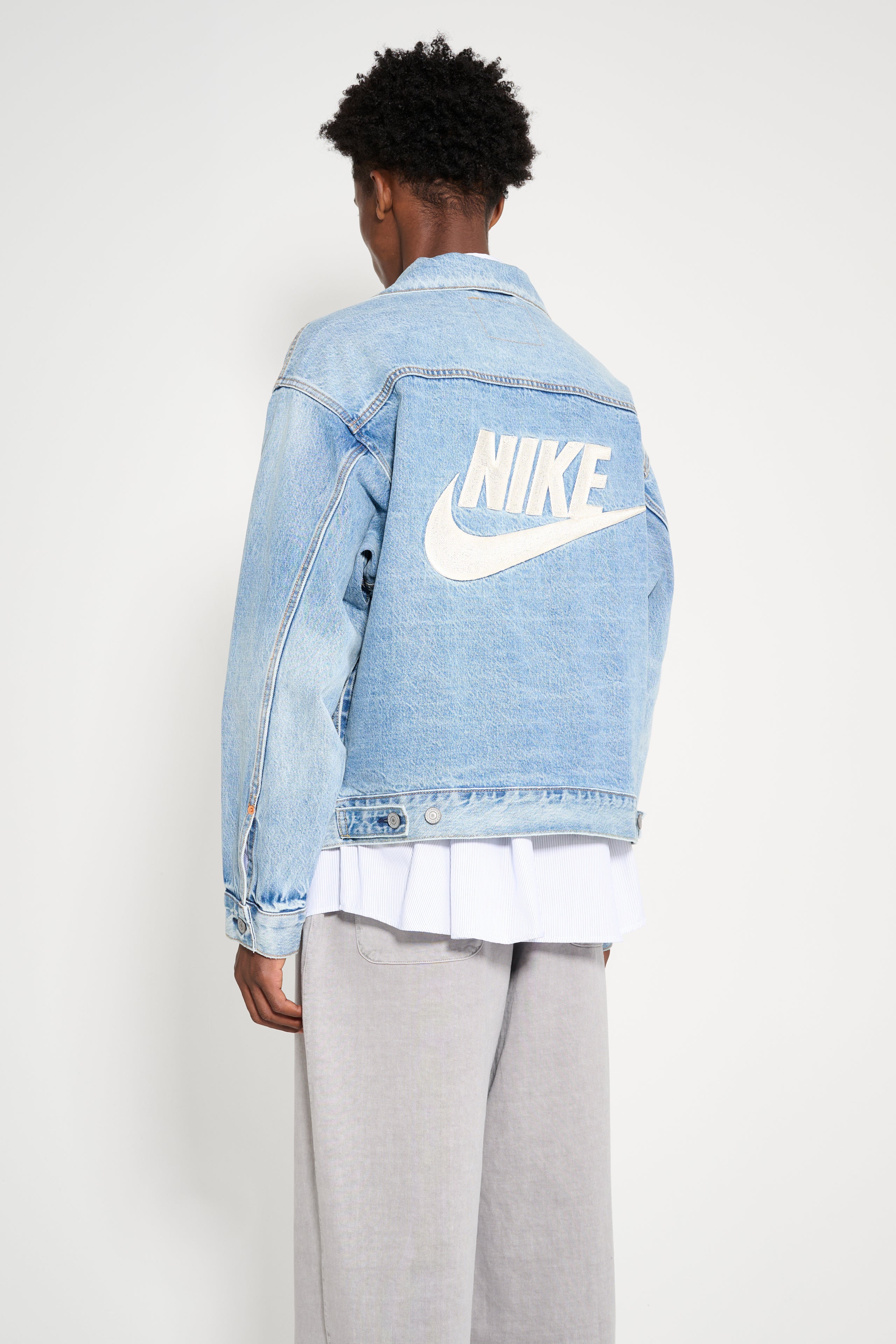 Levi's x Nike Trucker Denim Jacket Blue