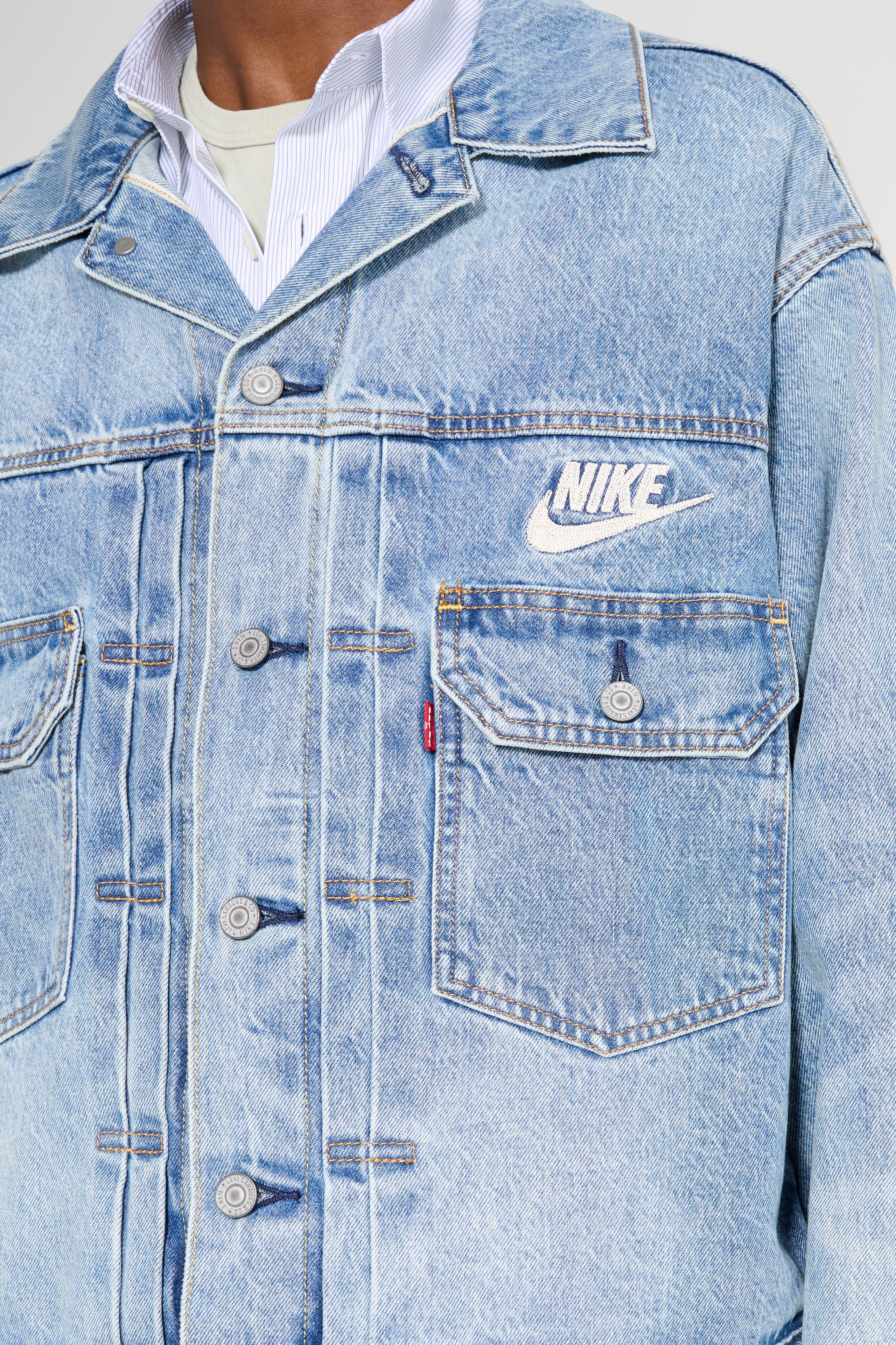 Levi's x Nike Trucker Denim Jacket Blue