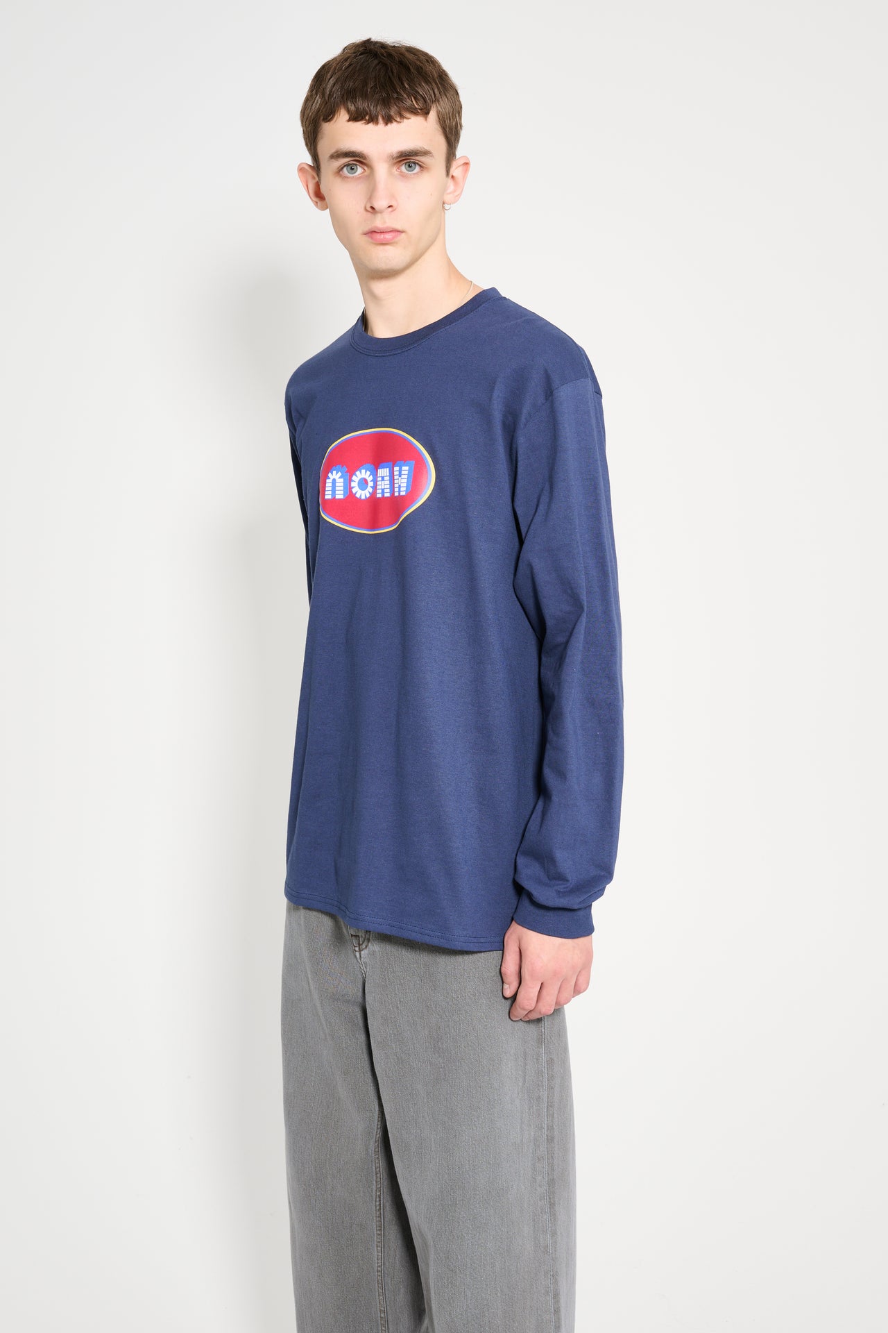 Noah Cavity Tee Navy