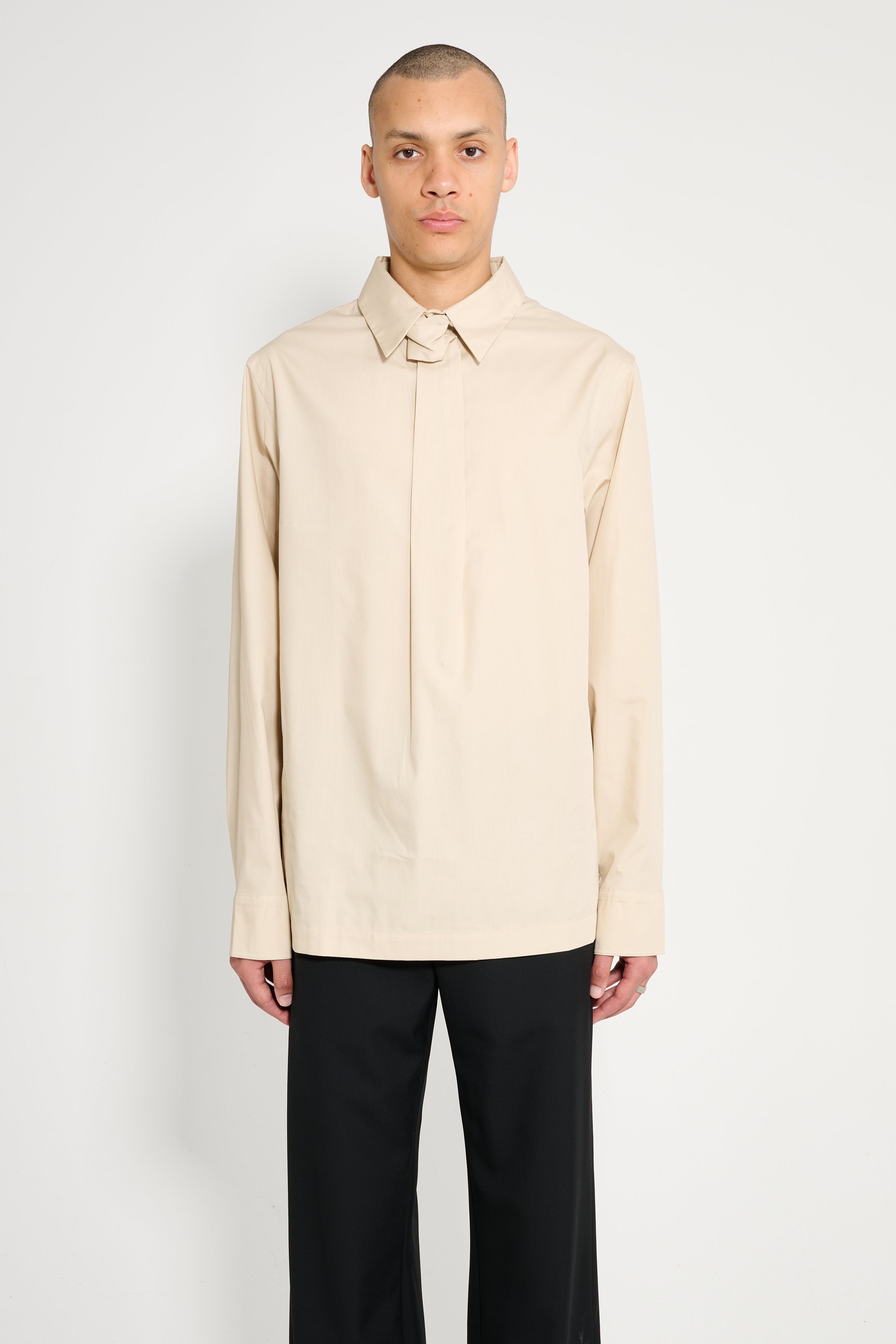 Olly Shinder Vanishing Tie Shirt Beige