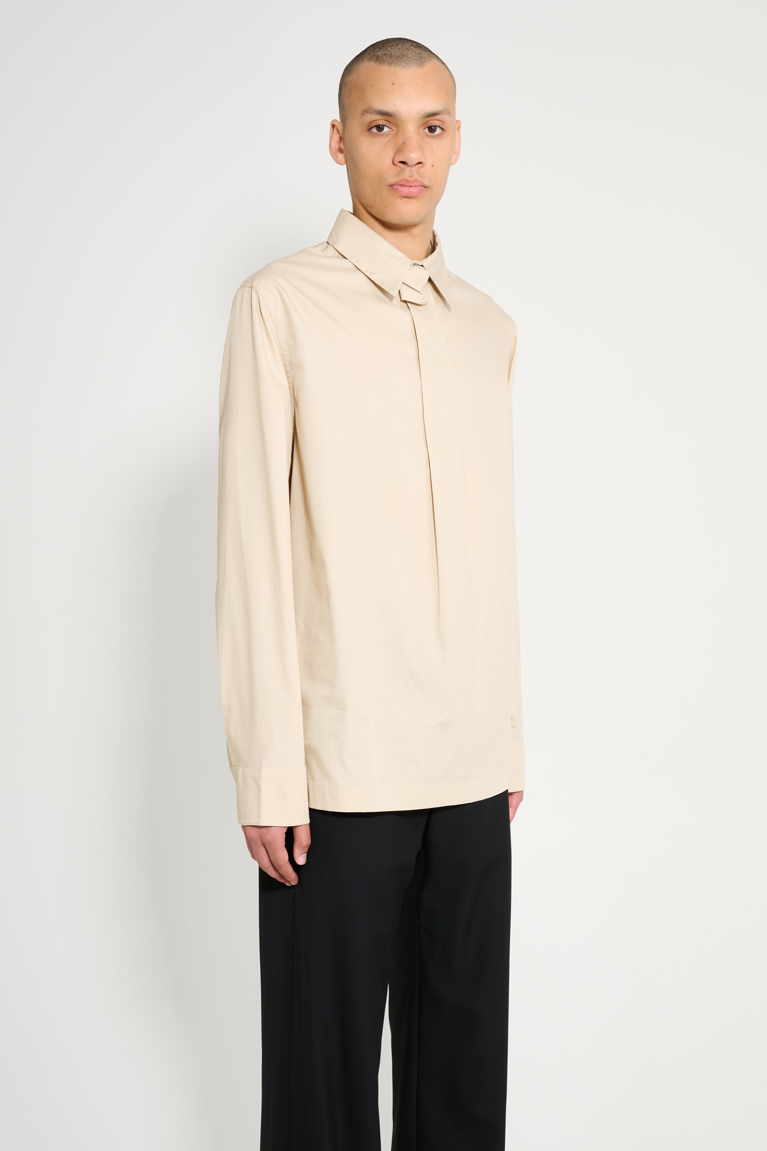 Olly Shinder Vanishing Tie Shirt Beige