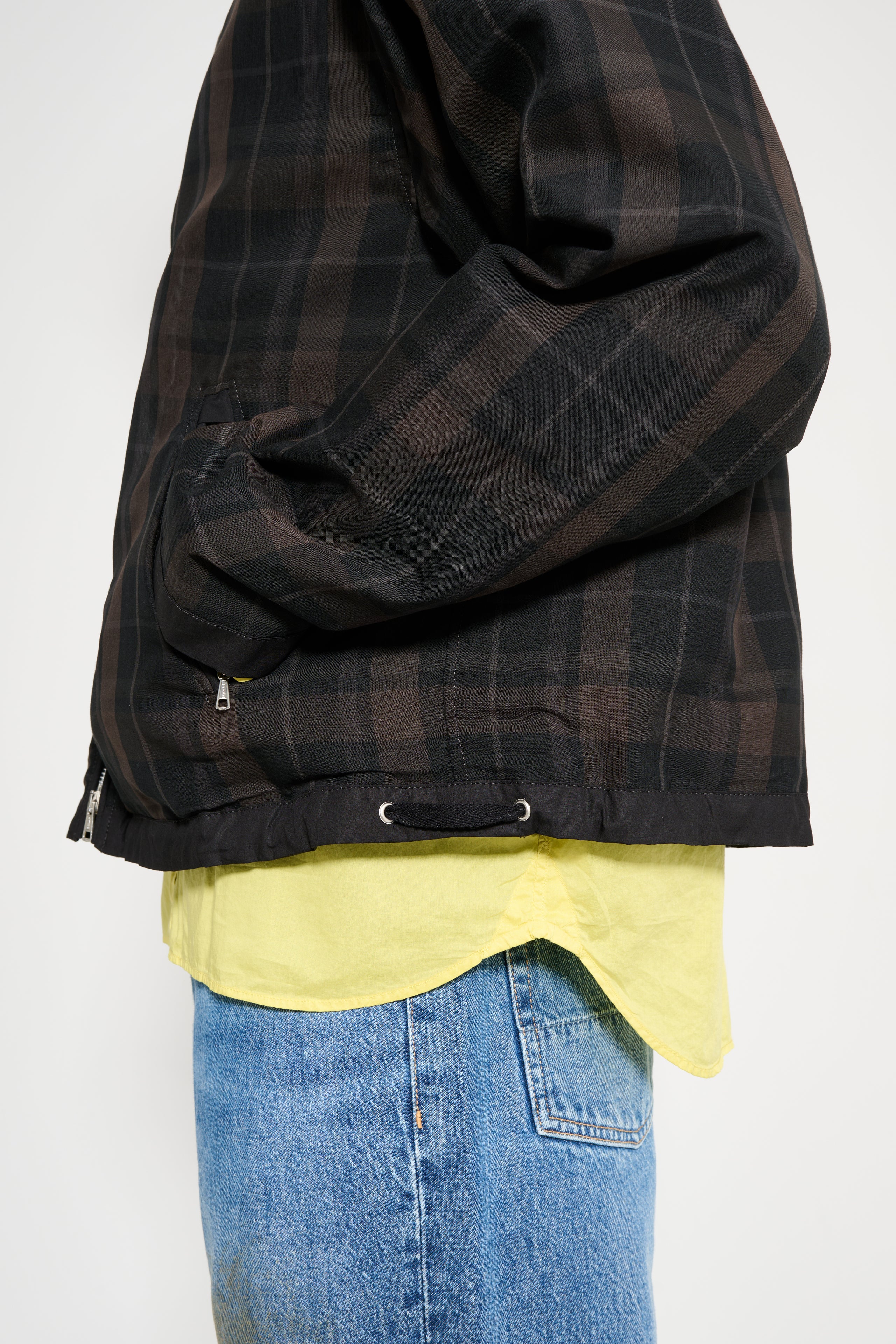 Our Legacy Riviera Jacket Black Shadow Check