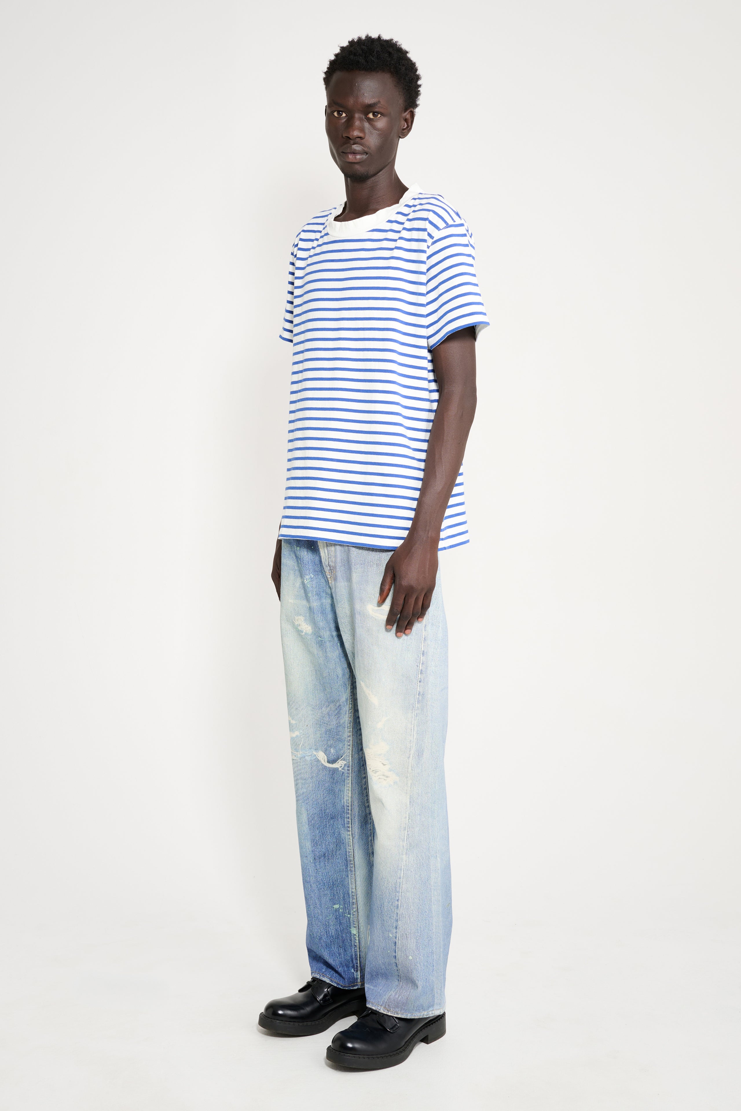 Our Legacy Third Cut Digital Denim Print Jeans Blue