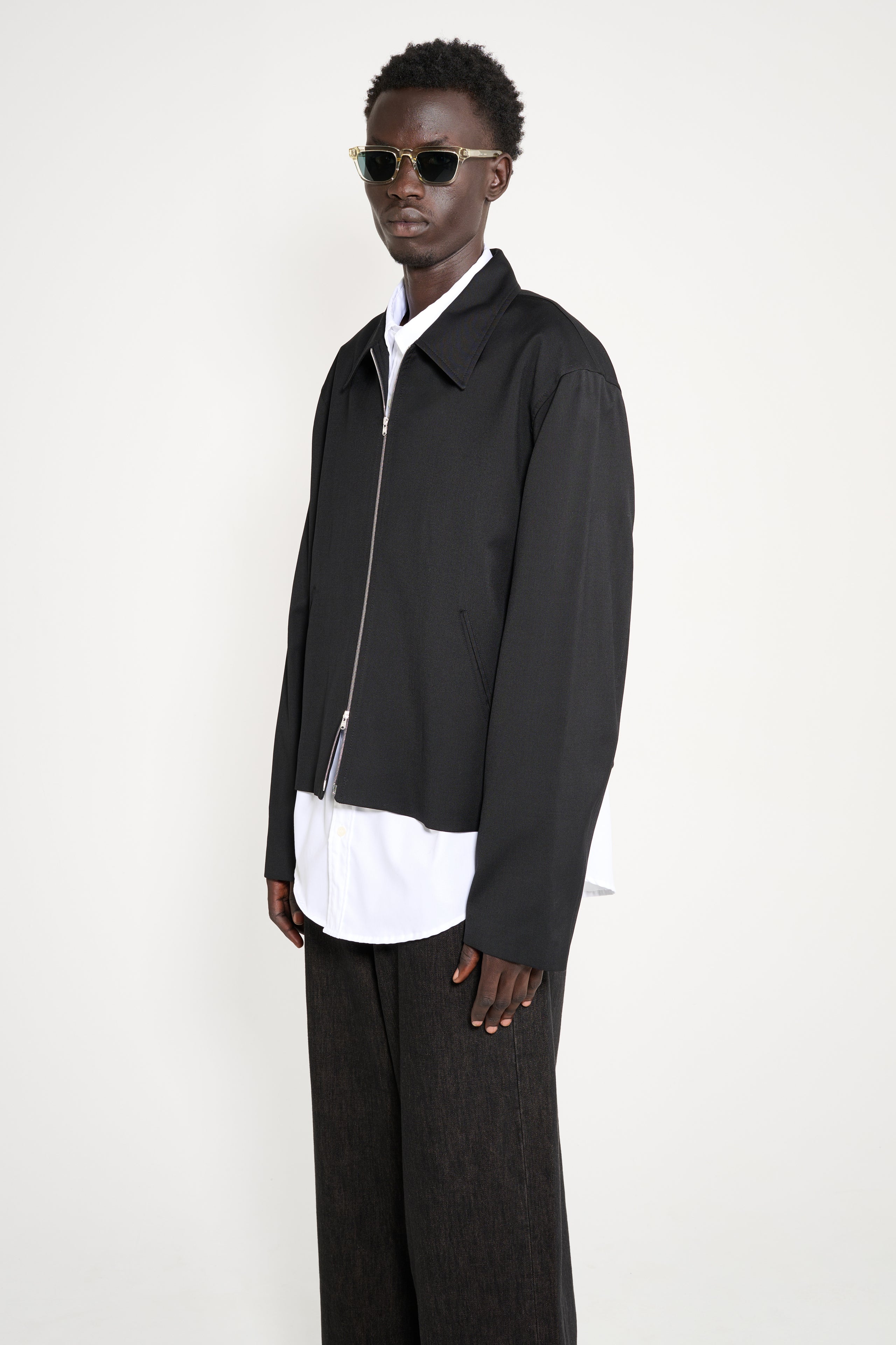 Our Legacy Mini Jacket Worsted Wool Black