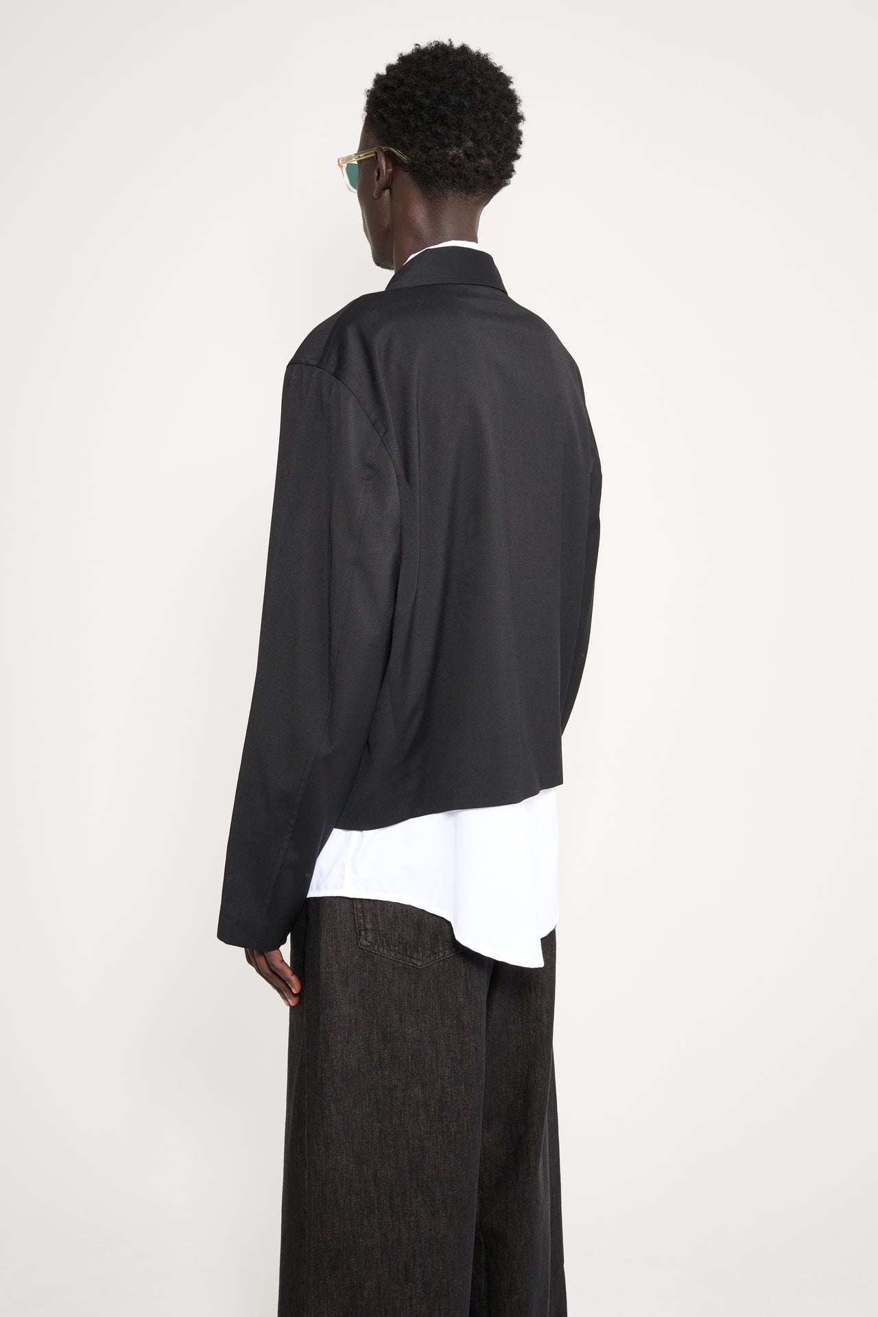 Our Legacy Mini Jacket Worsted Wool Black