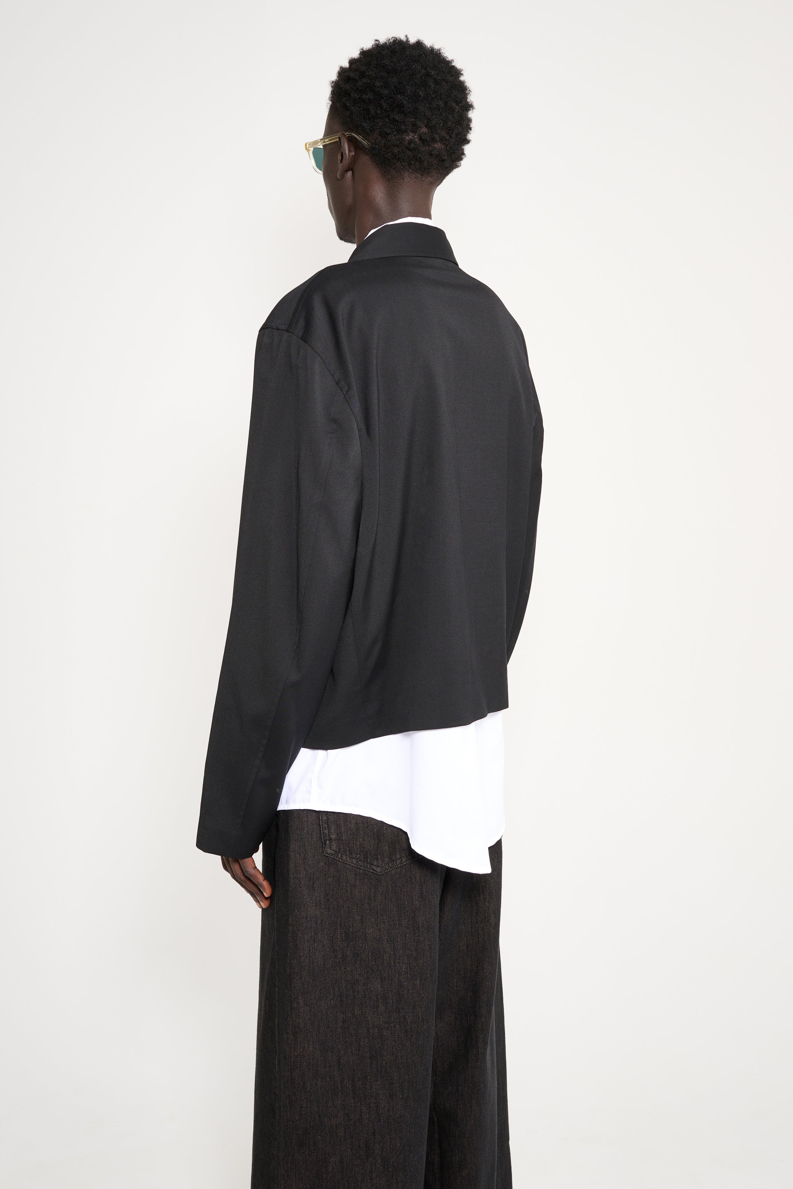 Our Legacy Mini Jacket Worsted Wool Black