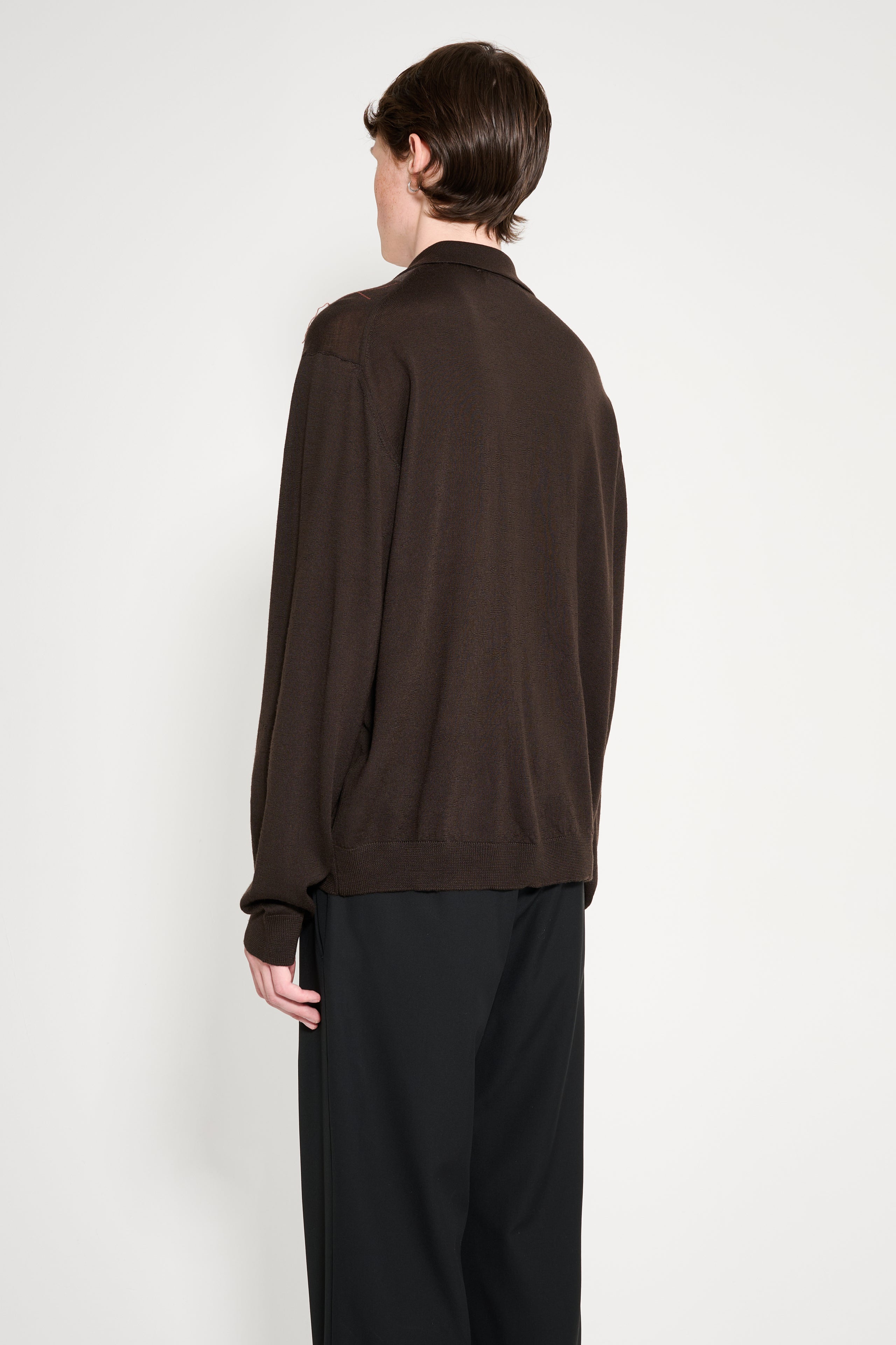 Our Legacy Evening Polo Pub Argyle Fine Wool