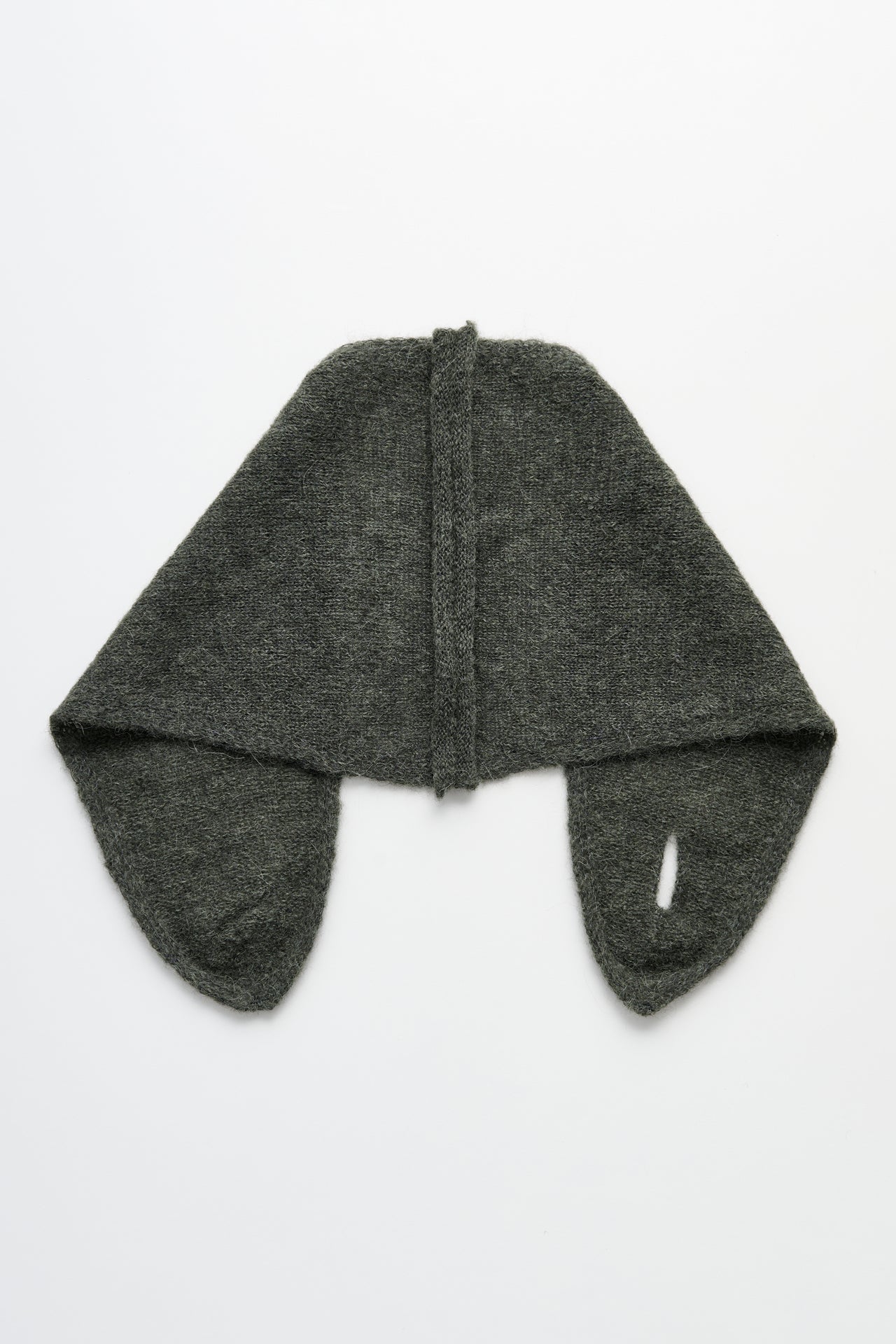 Our Legacy Miniature Scarf Moss Green Fuzzy Alpaca