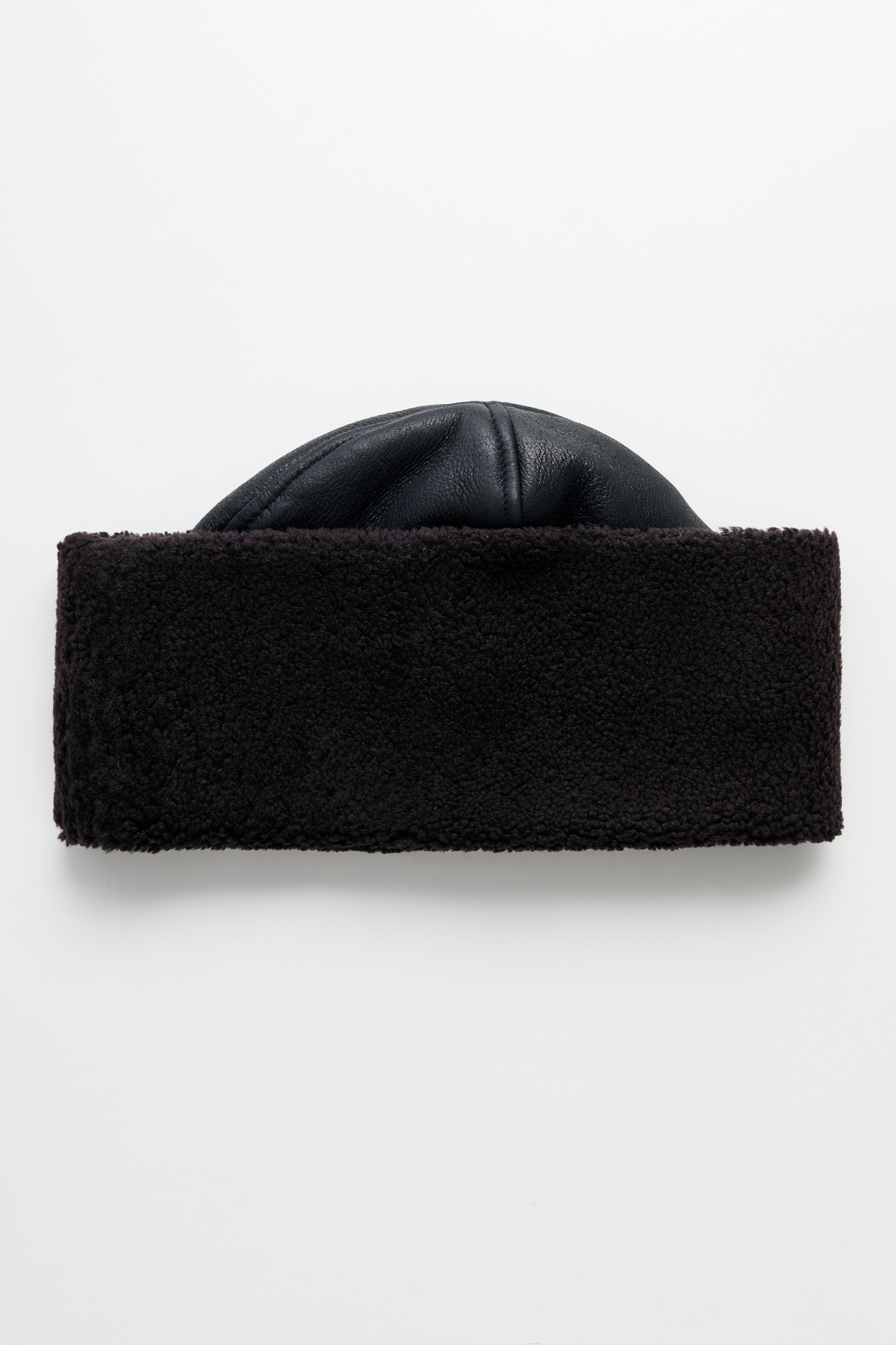 Our Legacy Blizzard Hat Dark Brown Aviator Shearling