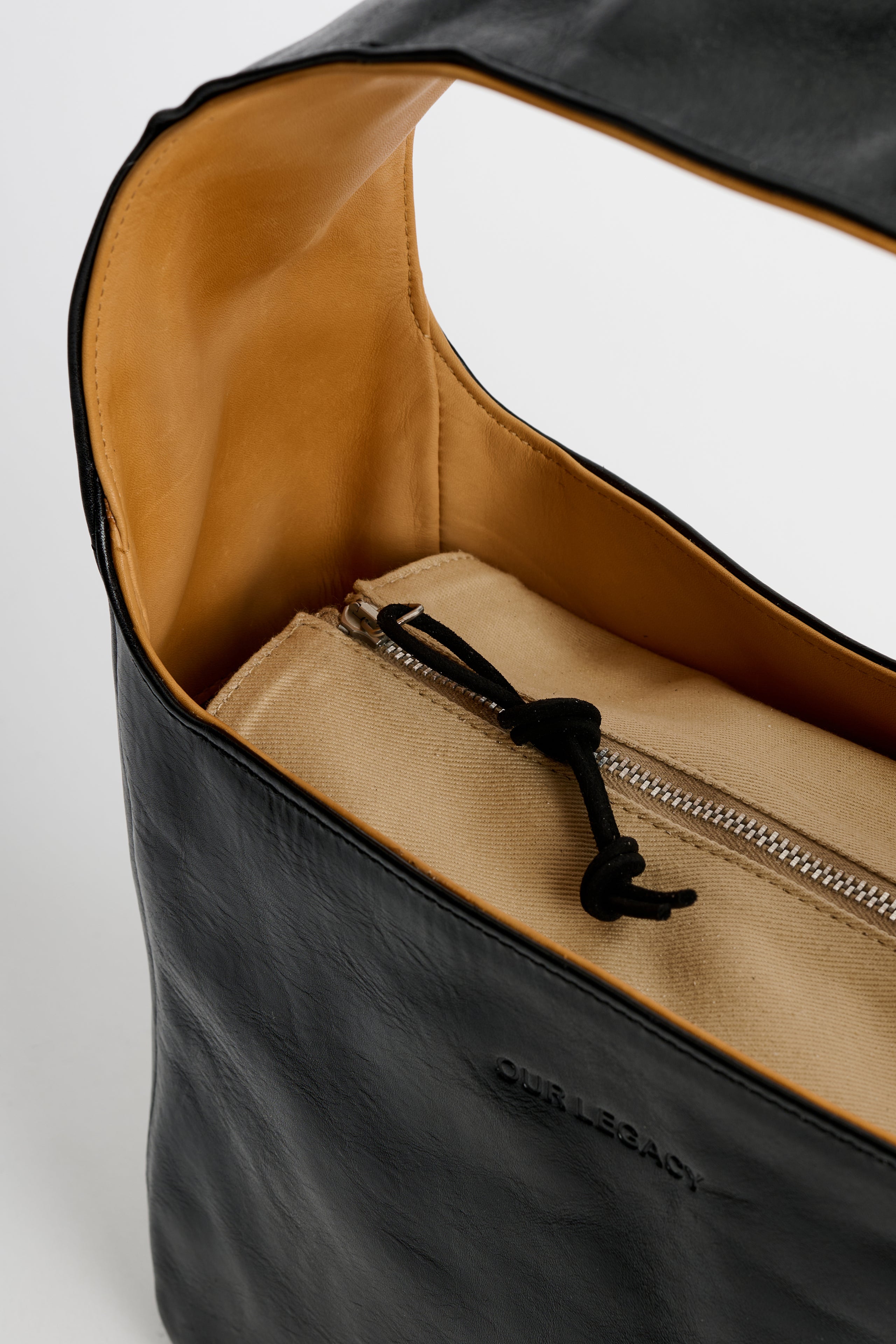 Our Legacy Brick Bag Black Leather