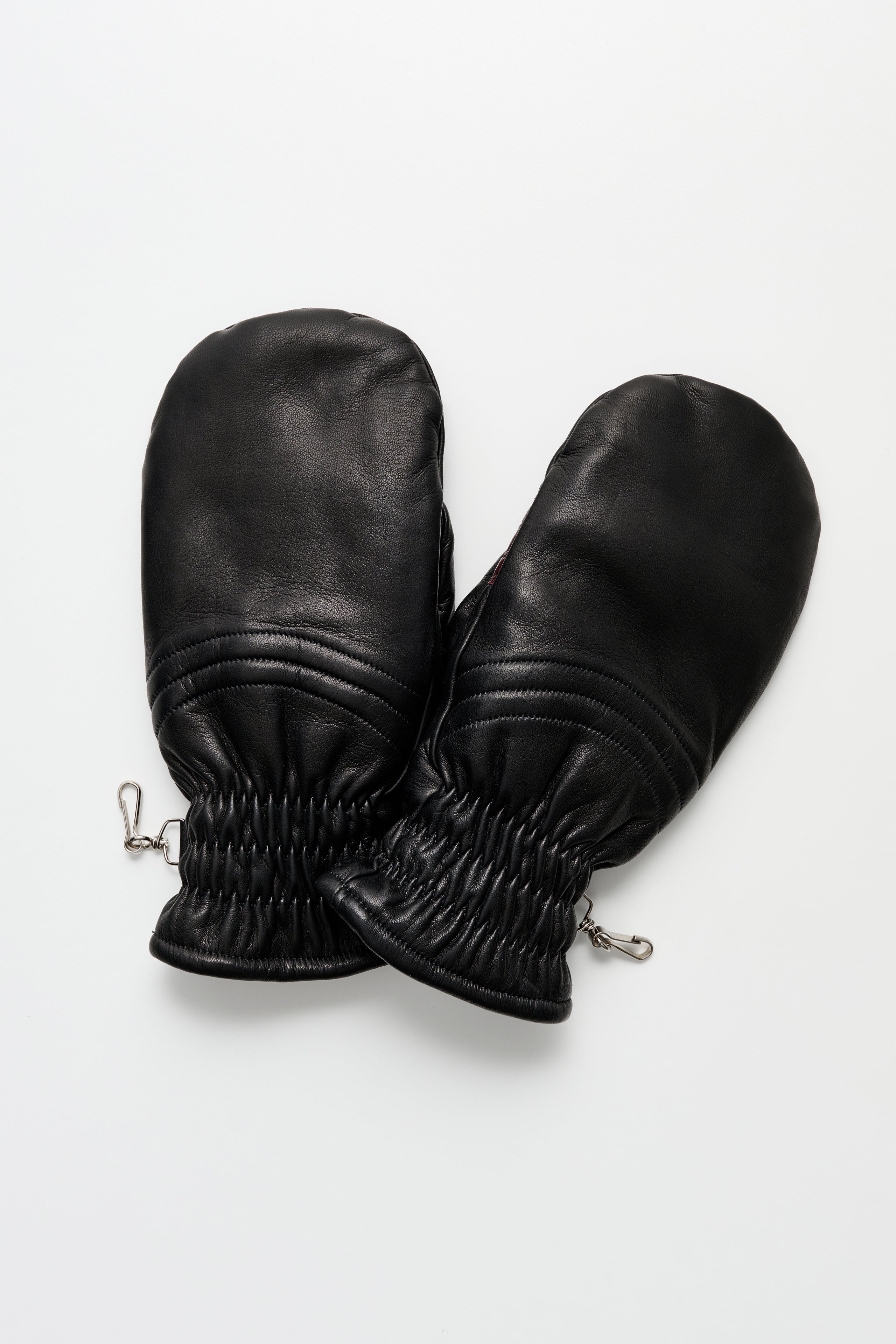 Our Legacy Spheric Mittens Black Nappa
