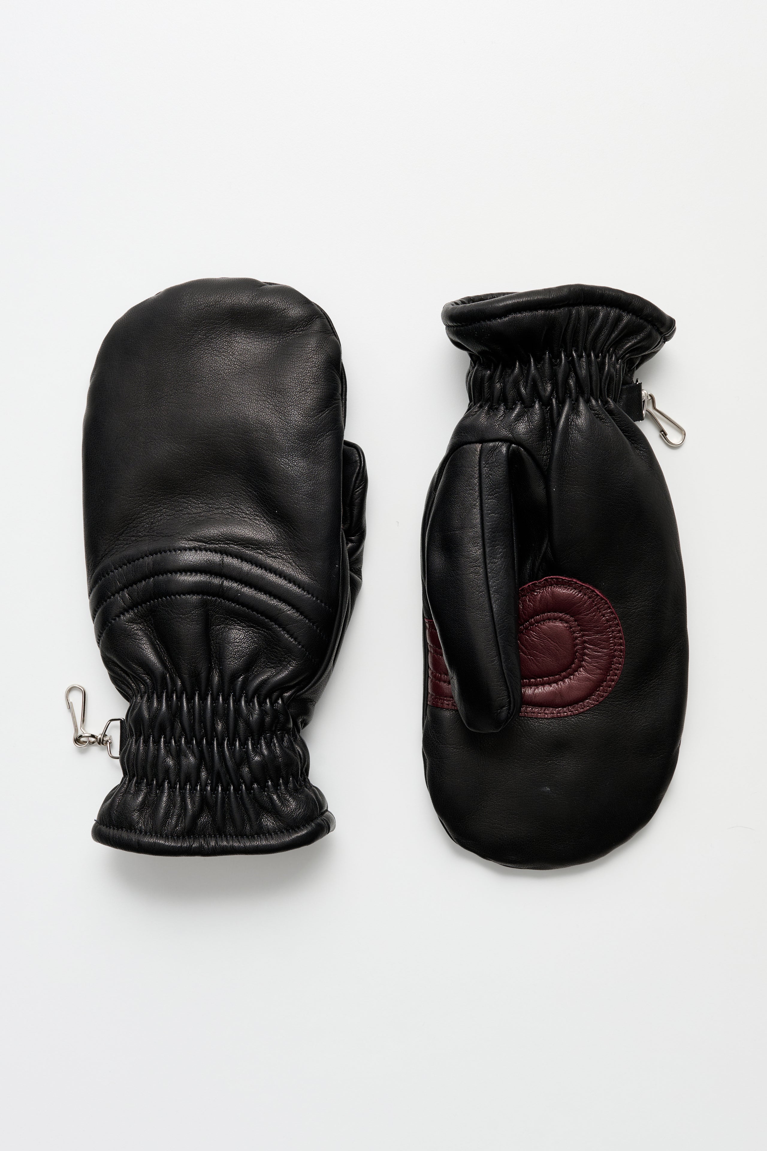 Our Legacy Spheric Mittens Black Nappa