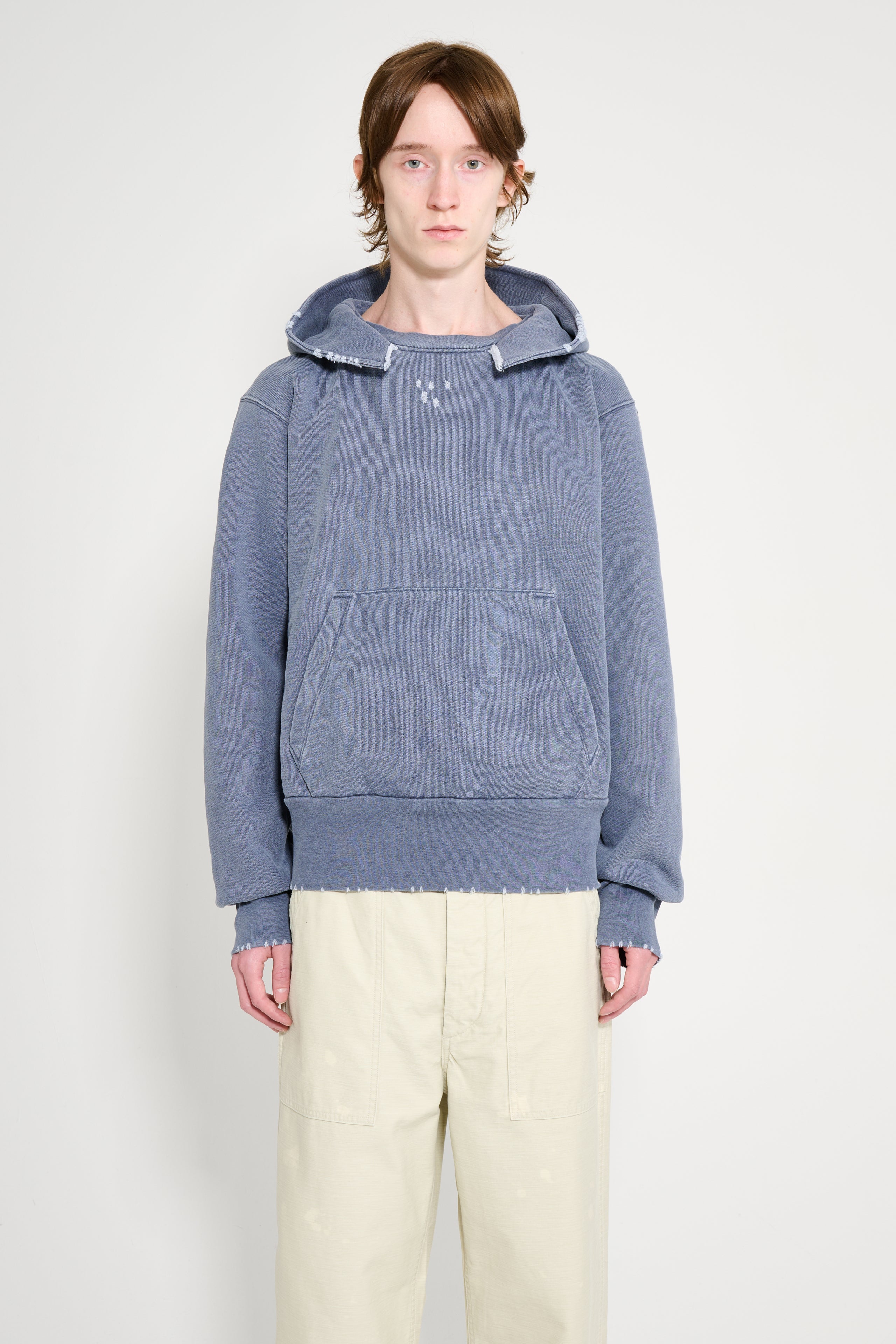 Our Legacy Relic Hoodie Blue 1000 Points Print