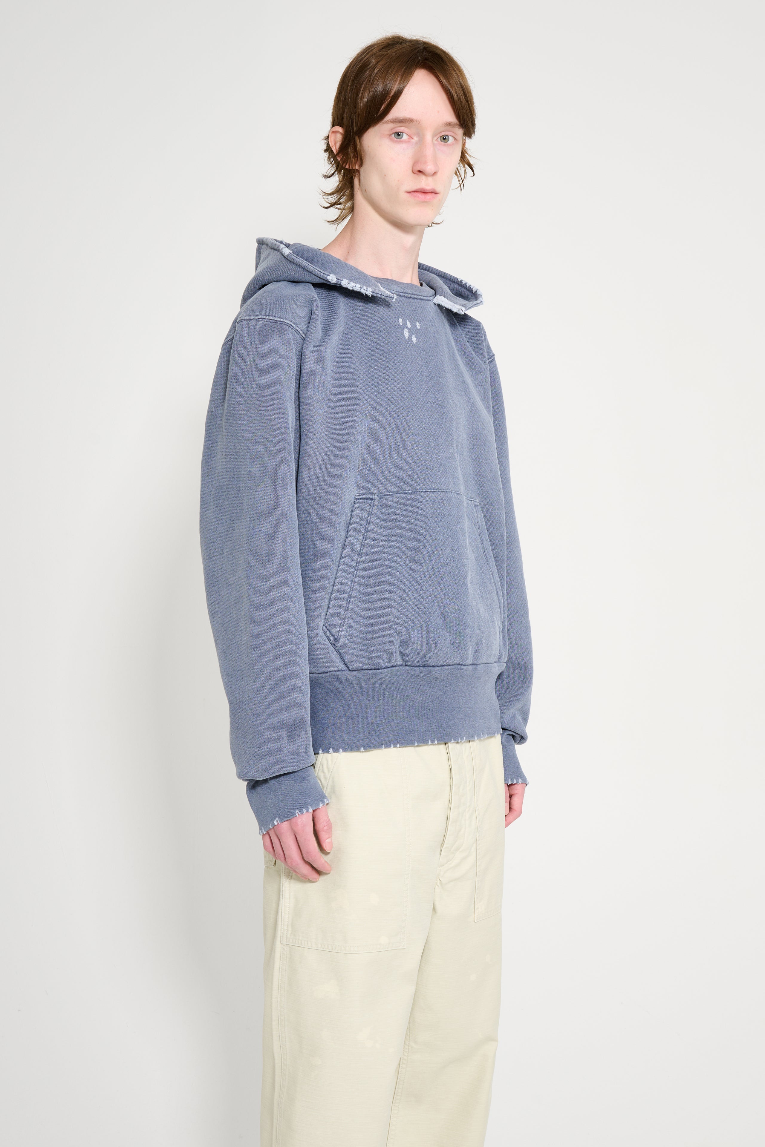 Our Legacy Relic Hoodie Blue 1000 Points Print