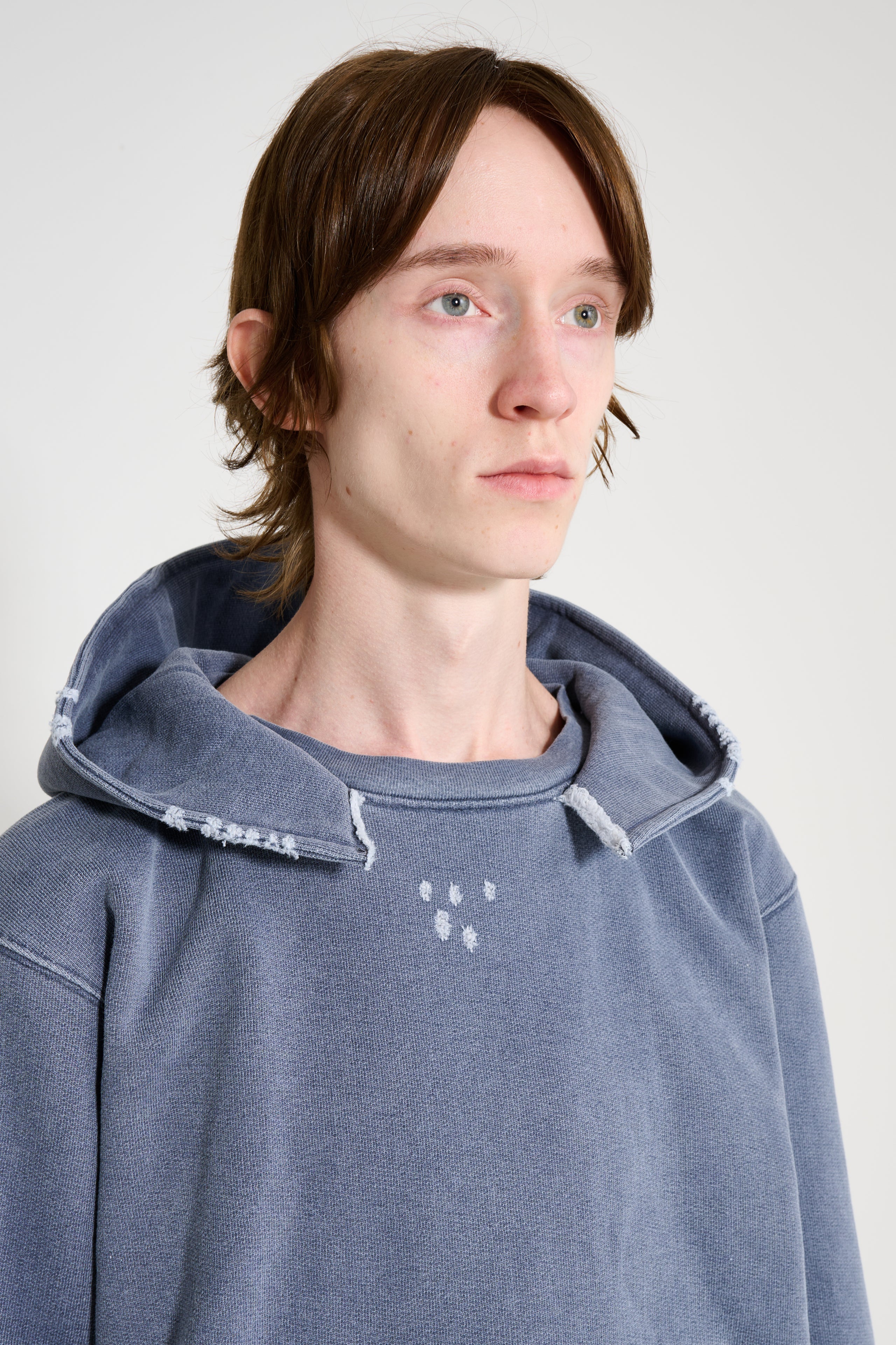 Our Legacy Relic Hoodie Blue 1000 Points Print