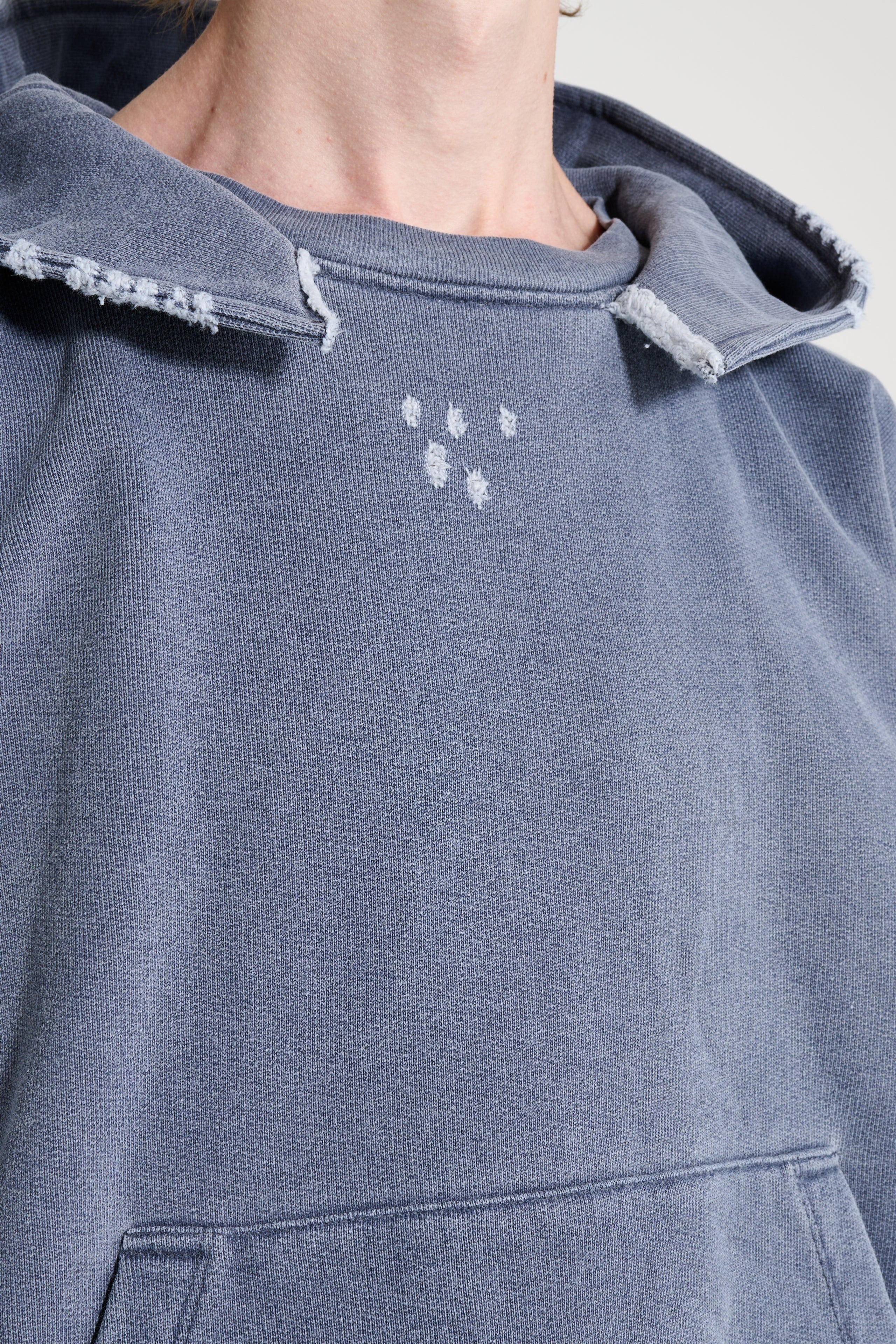 Our Legacy Relic Hoodie Blue 1000 Points Print