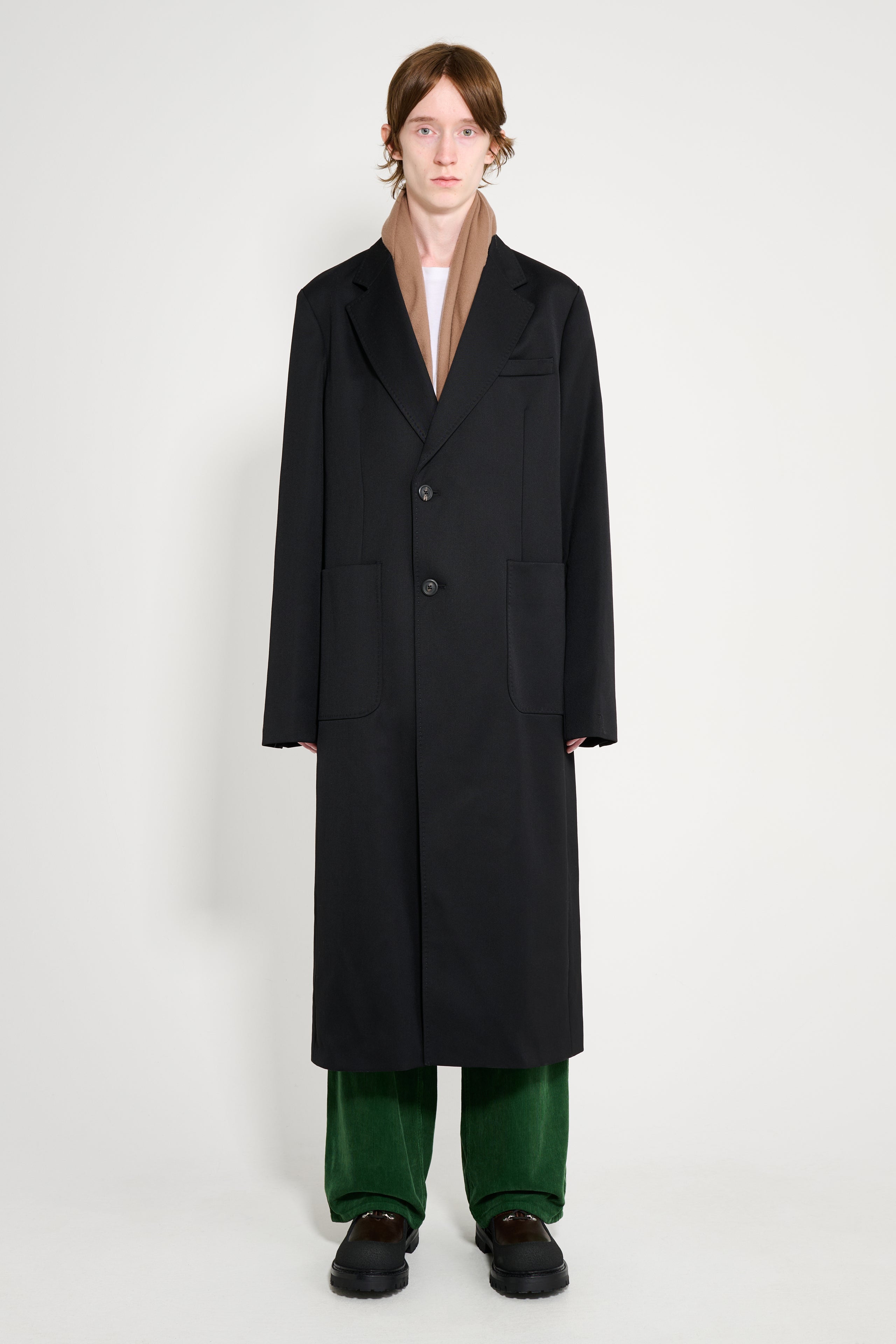 Our Legacy Robe Overcoat Onyx Black Tech Sateen