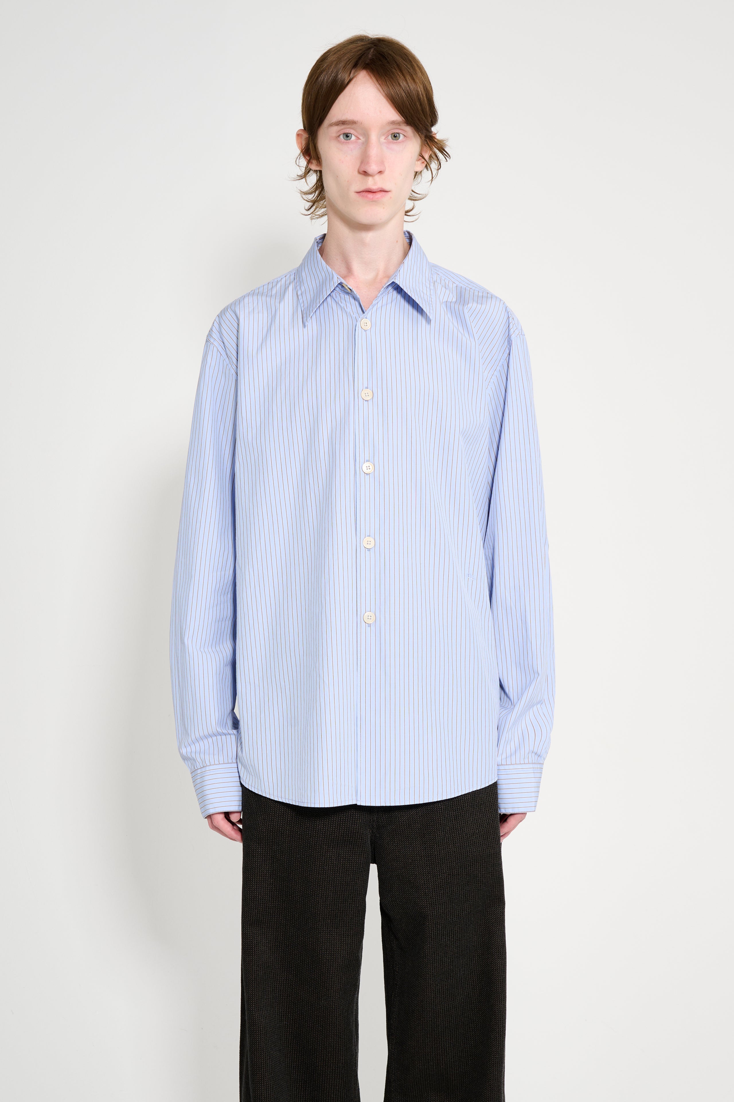 Our Legacy Beyond Shirt Typewriter Stripe Poplin