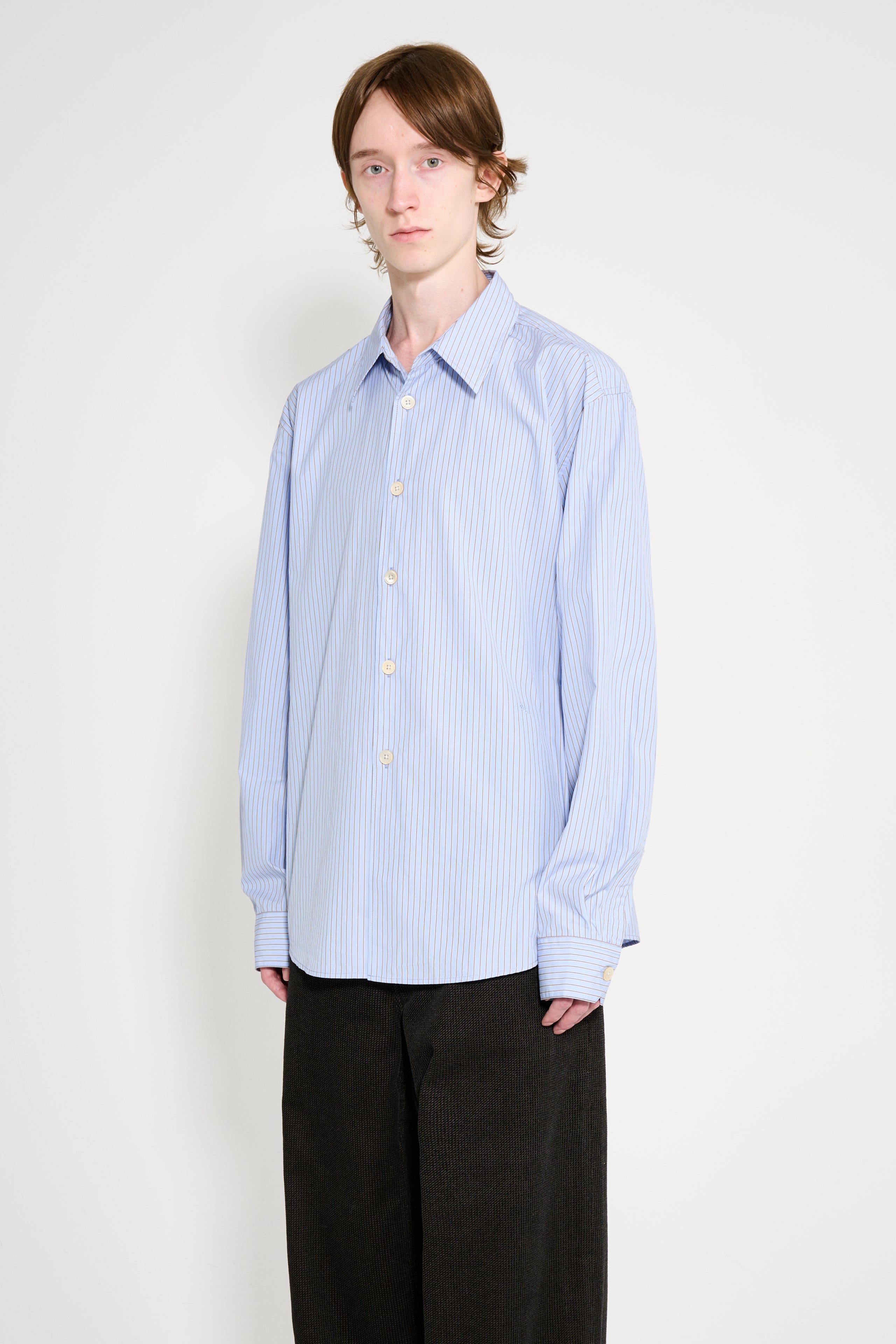 Our Legacy Beyond Shirt Typewriter Stripe Poplin