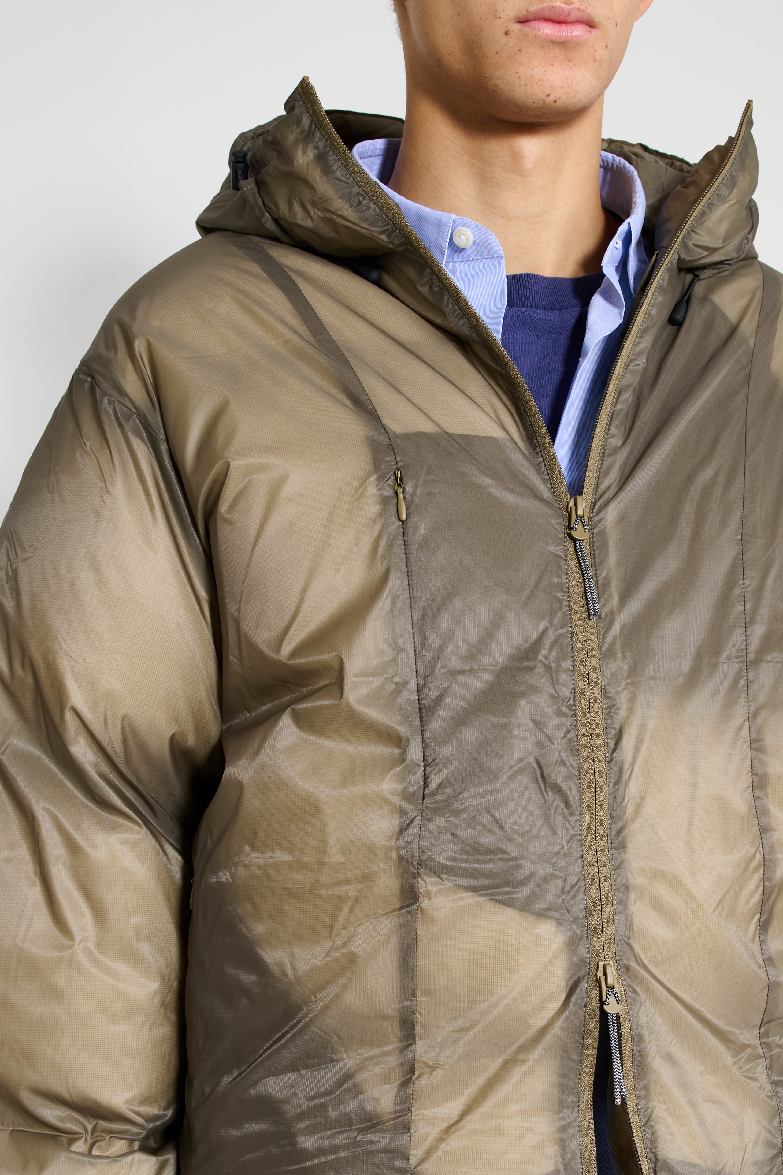 ROA Smooth Down Jacket Taupe