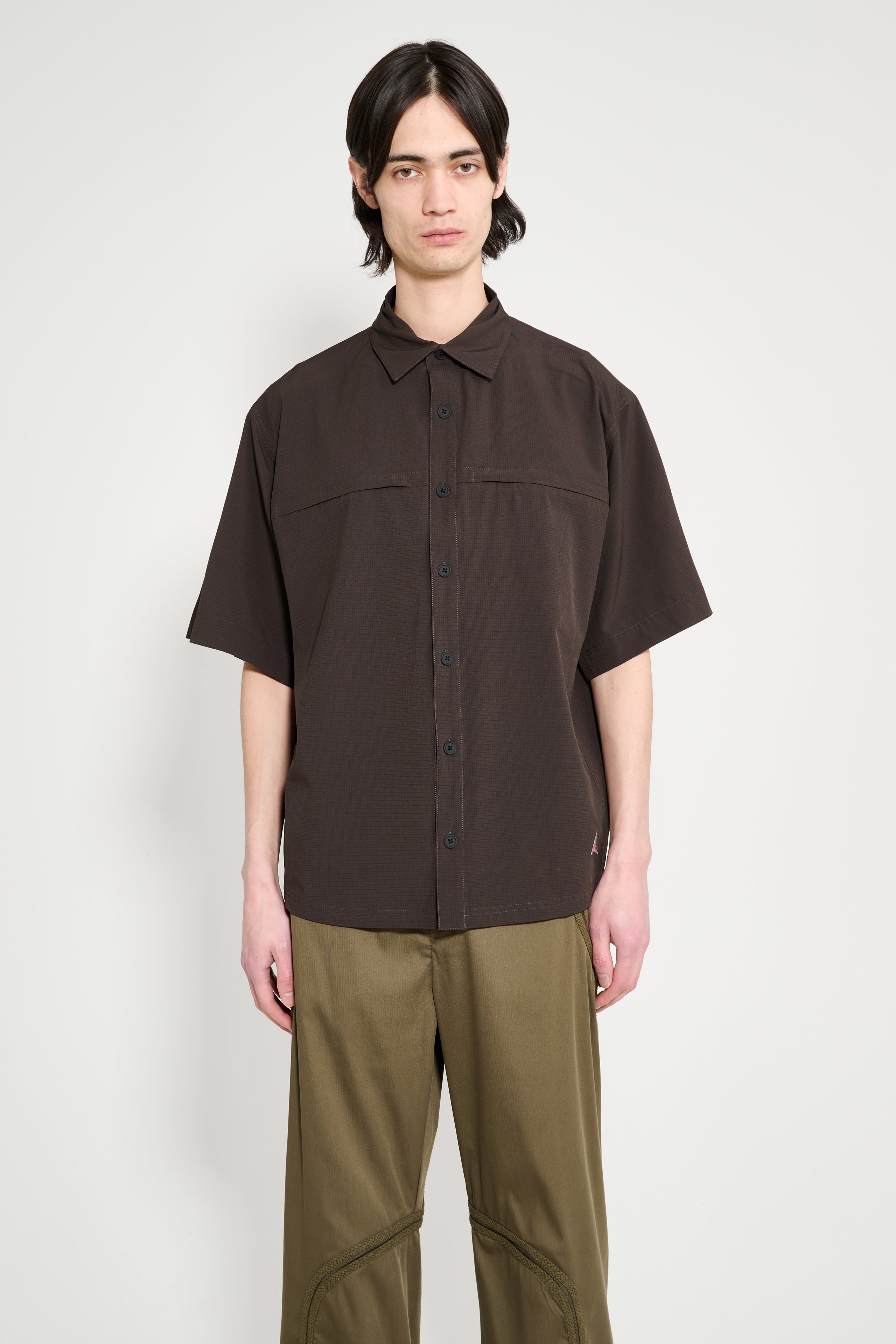 ROA Dot Air Shirt Dark Brown