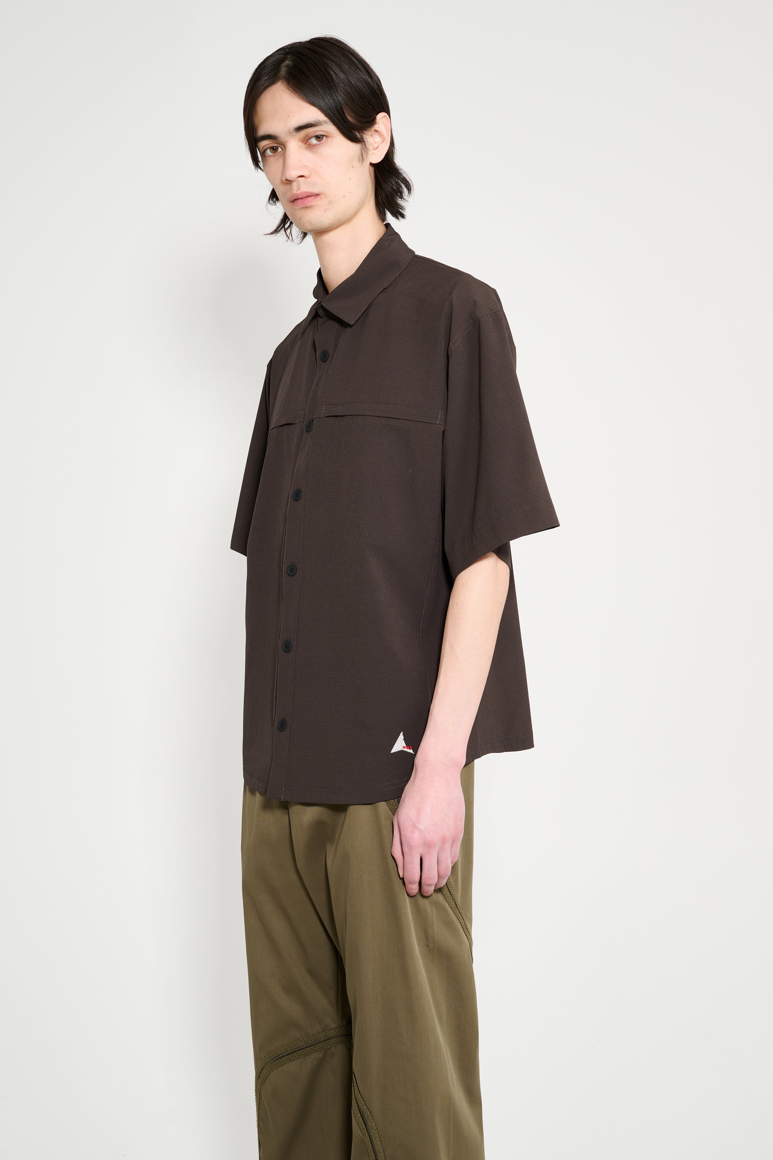 ROA Dot Air Shirt Dark Brown