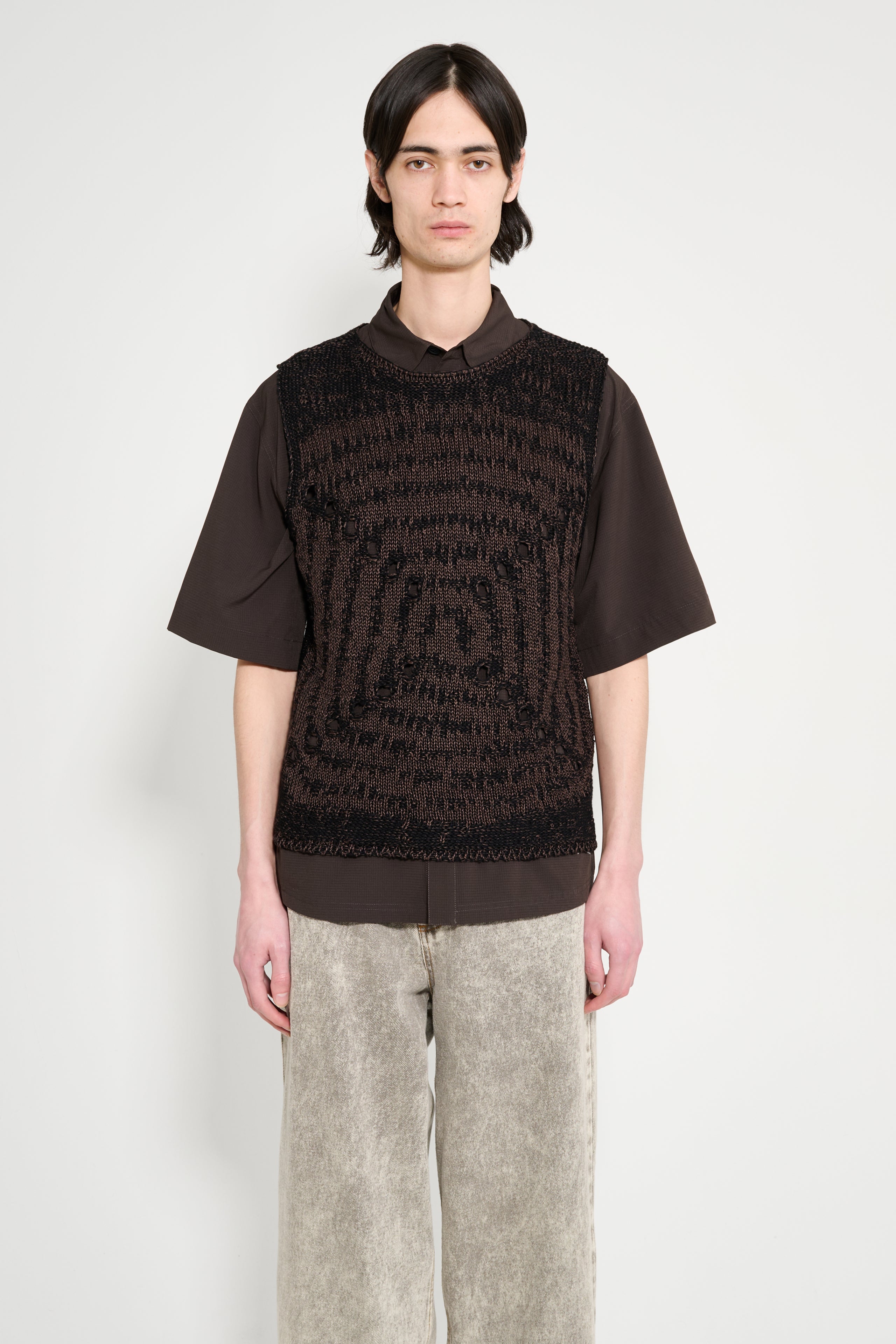 ROA Vortex Vest Black Brown