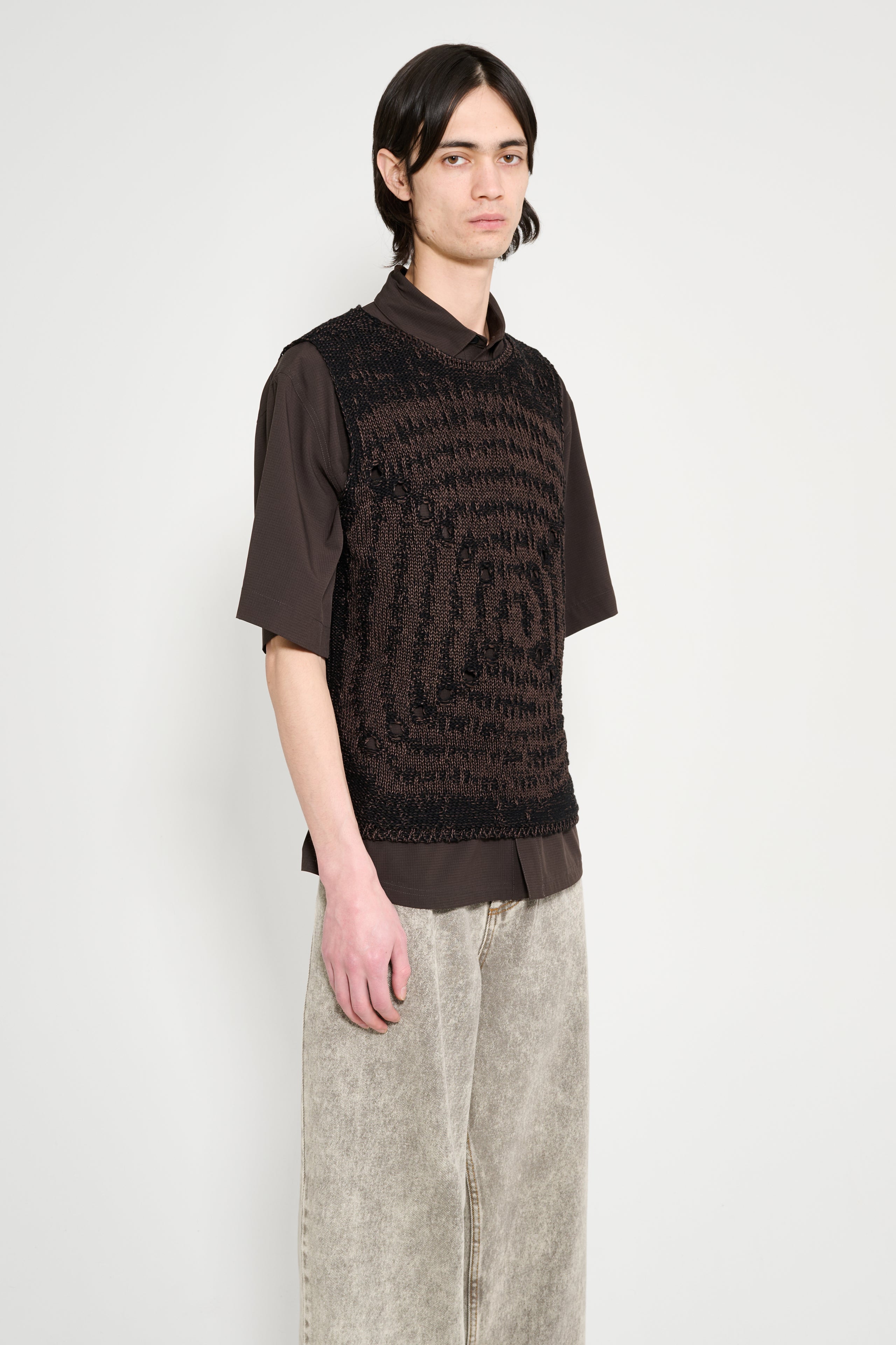 ROA Vortex Vest Black Brown