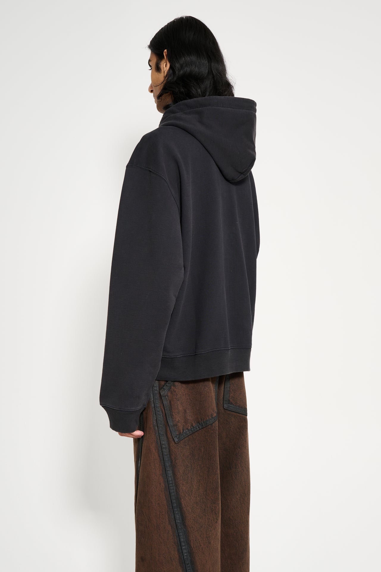 Sky High Farm Eri Zip Up Hoodie Black
