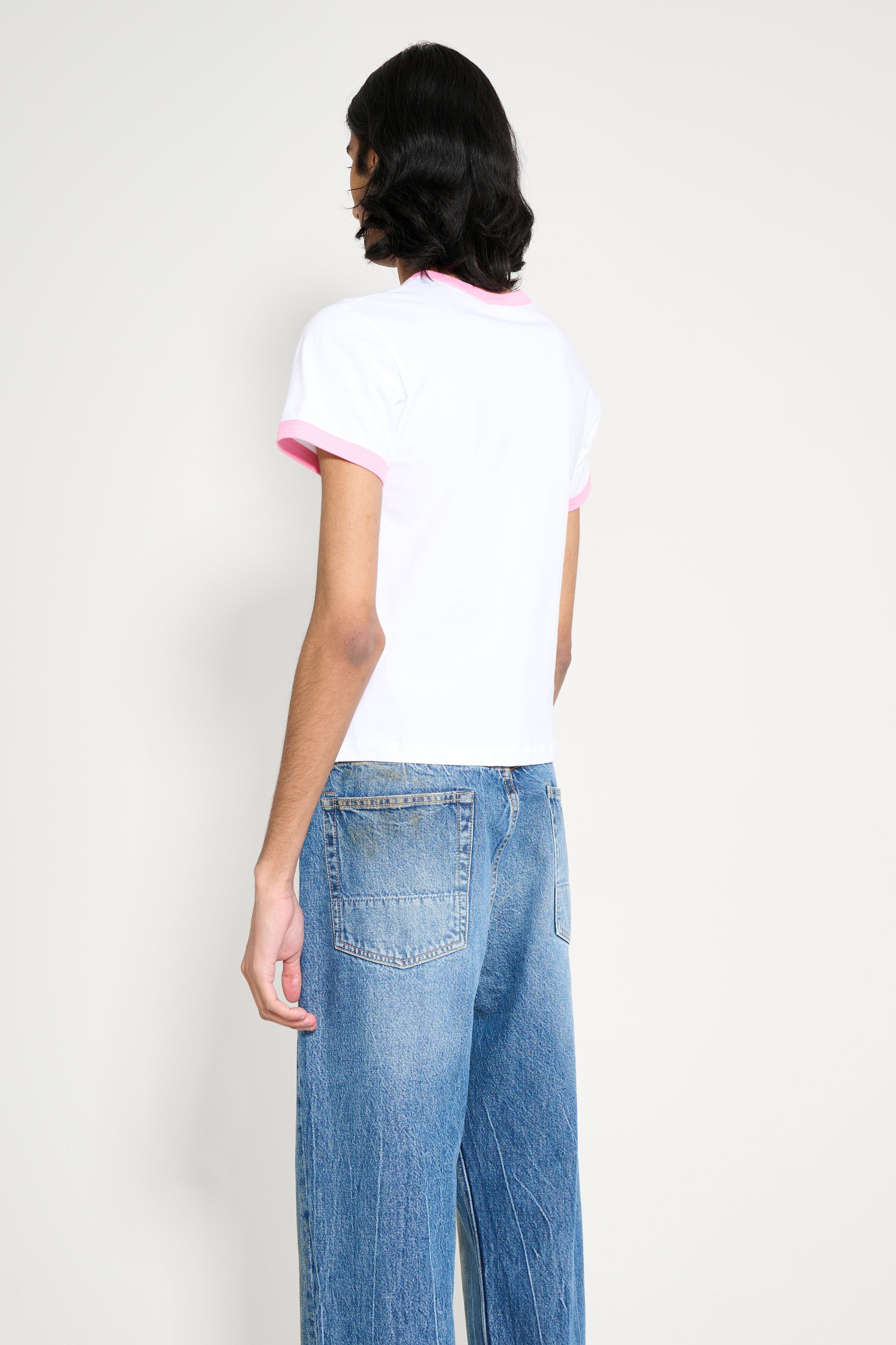 Sky High Farm Eri Print Baby Tee White