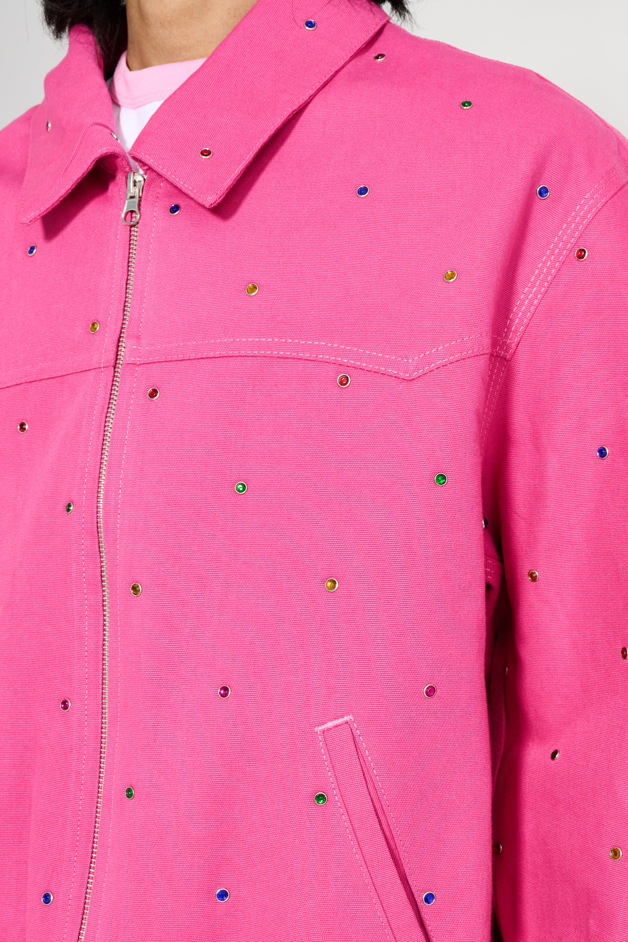 Sky High Farm Studded Work Jacket Pink