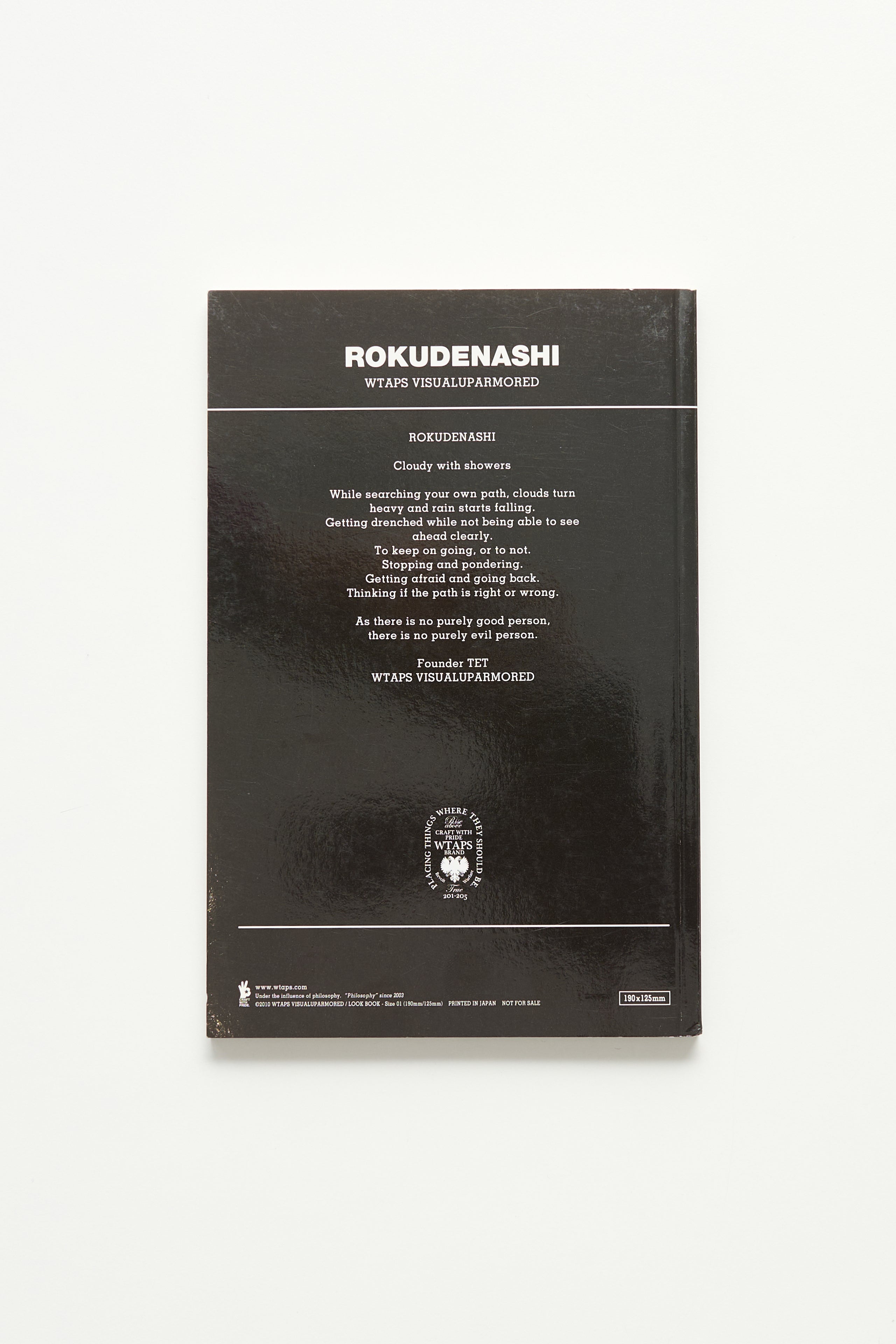 WTAPS ROKUDENASHI AW10 Lookbook