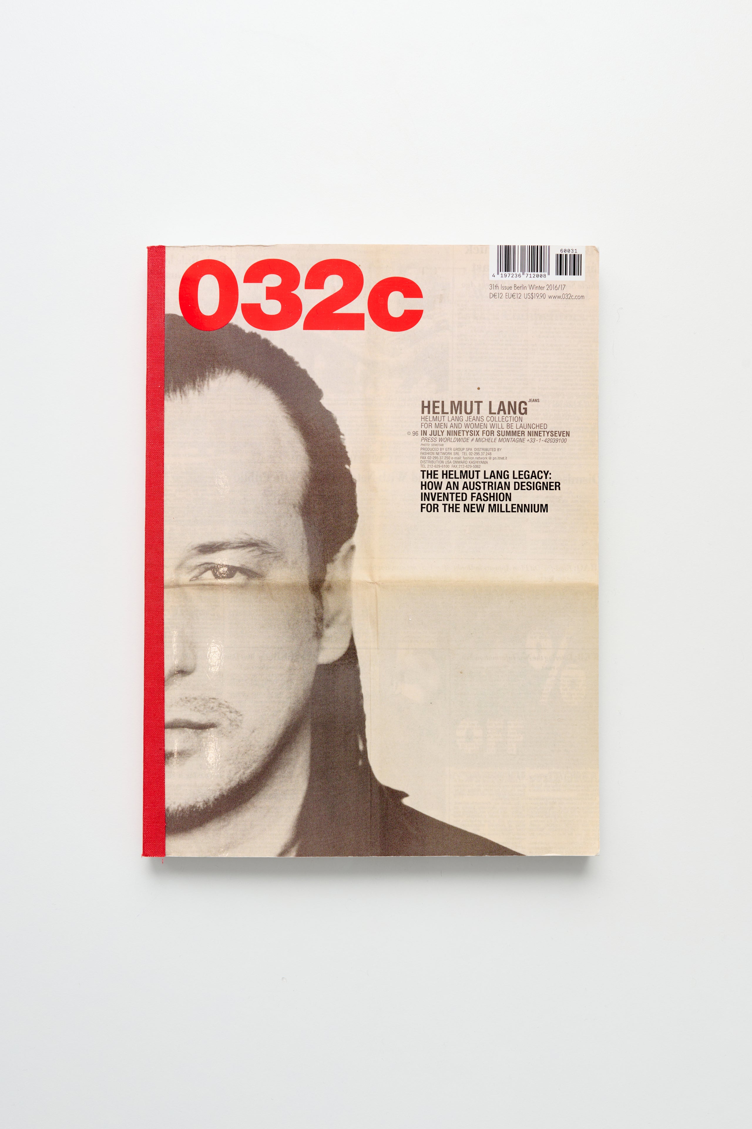 032c Issue 31 Helmut Lang